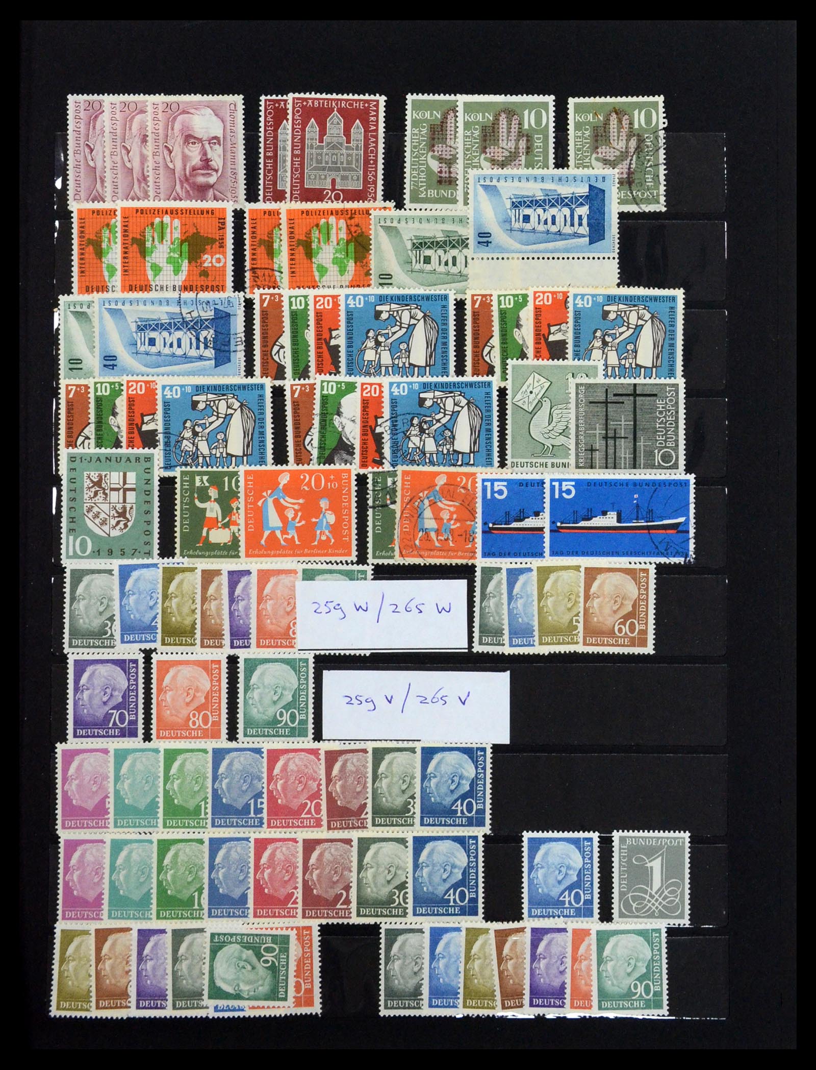 36390 035 - Postzegelverzameling 36390 Duitsland 1945-1960.