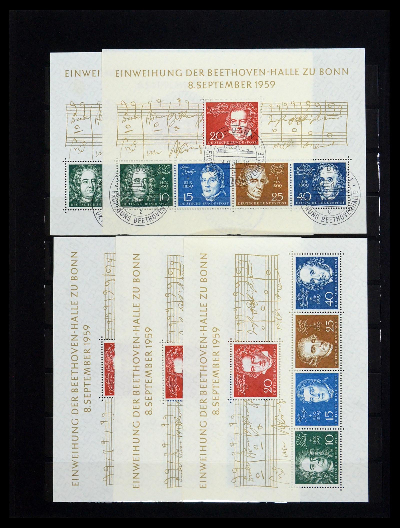 36390 038 - Postzegelverzameling 36390 Duitsland 1945-1960.