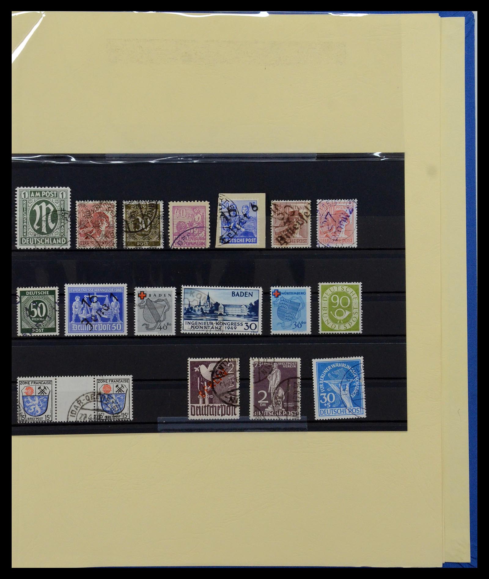 36390 040 - Stamp collection 36390 Germany 1945-1960.