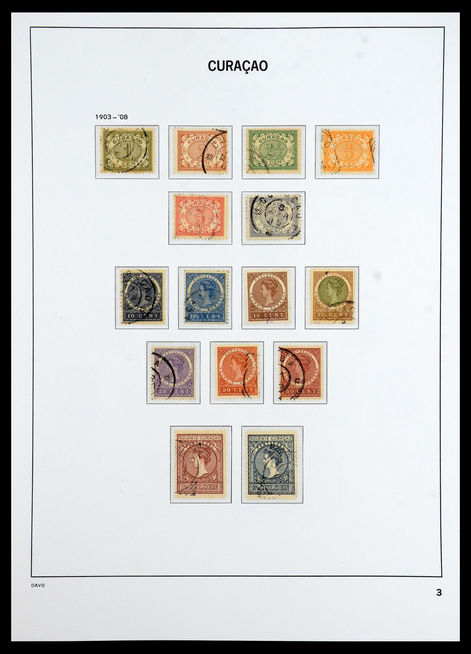 36392 003 - Postzegelverzameling 36392 Curaçao en Nederlandse Antillen 1873-1984.