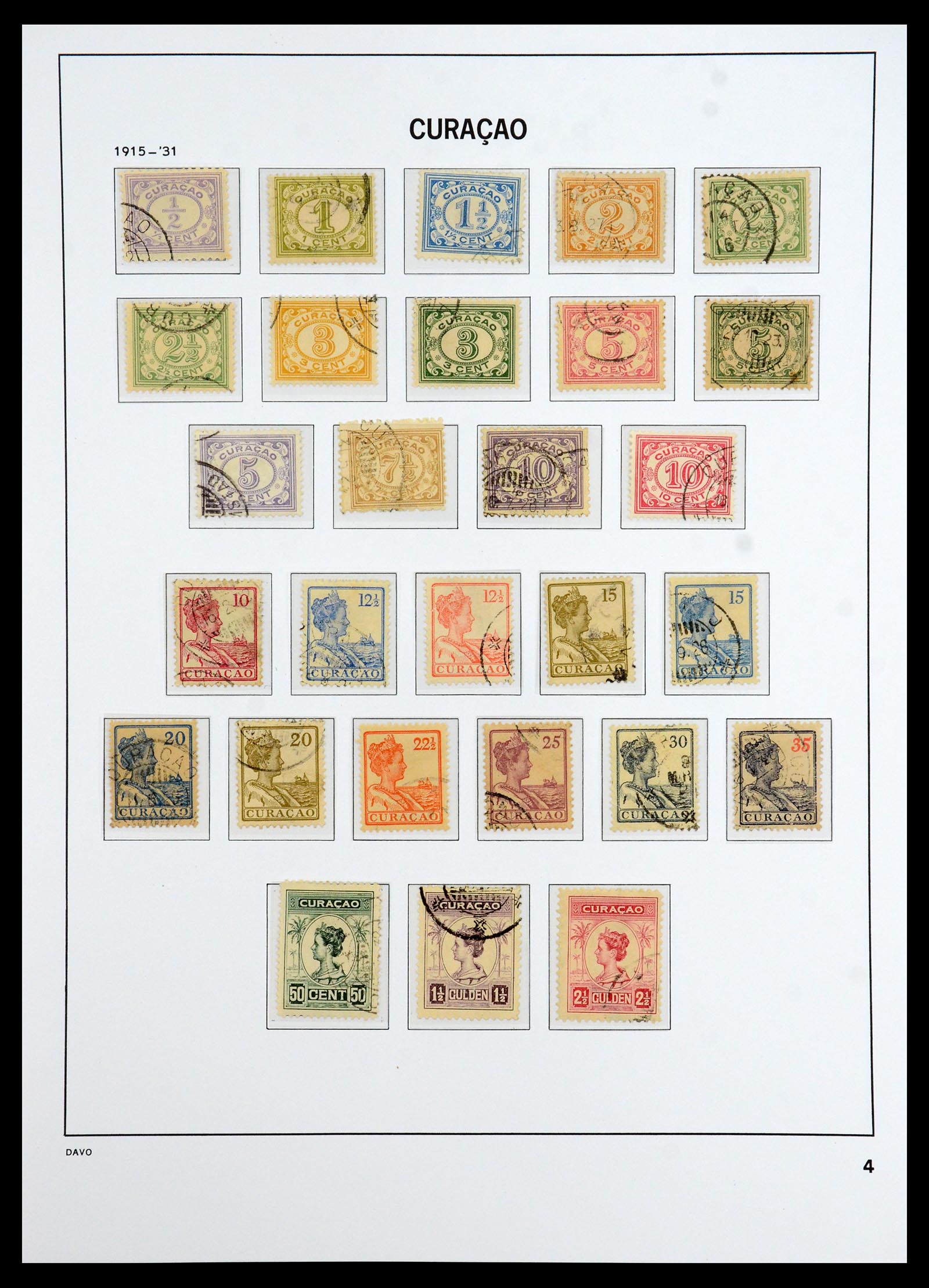 36392 004 - Postzegelverzameling 36392 Curaçao en Nederlandse Antillen 1873-1984.