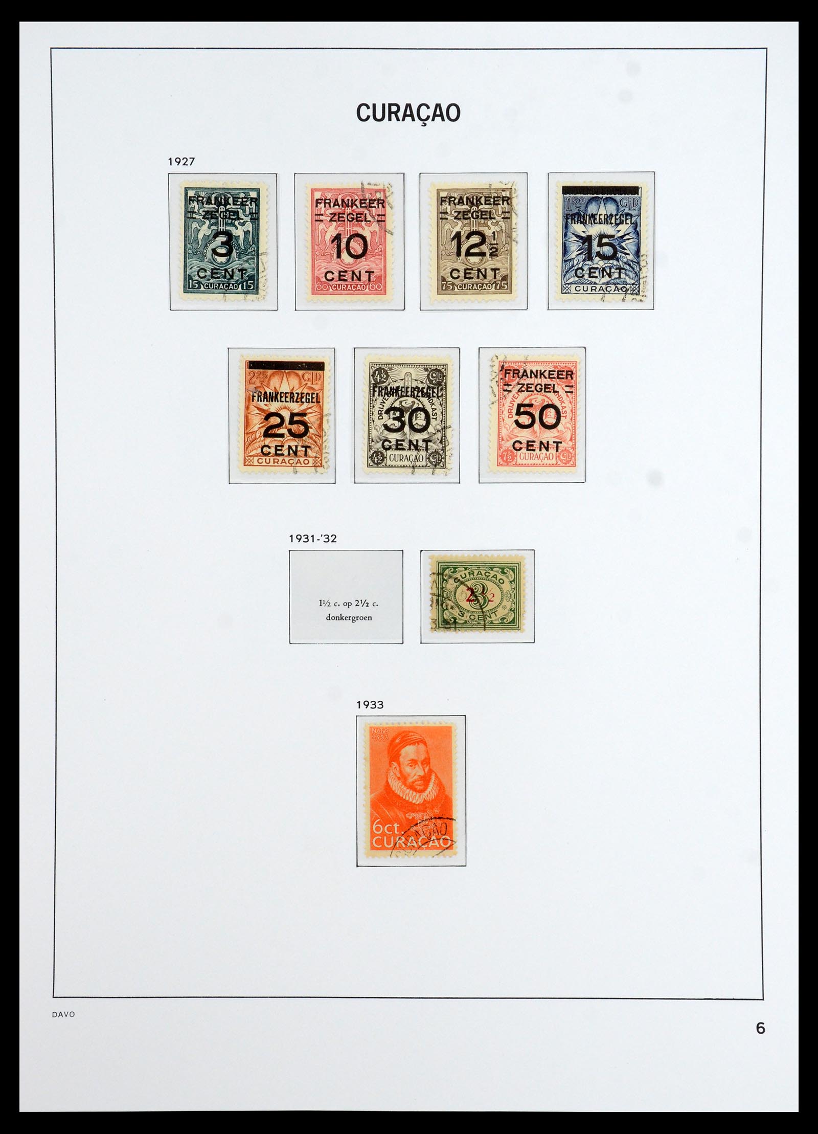 36392 006 - Postzegelverzameling 36392 Curaçao en Nederlandse Antillen 1873-1984.