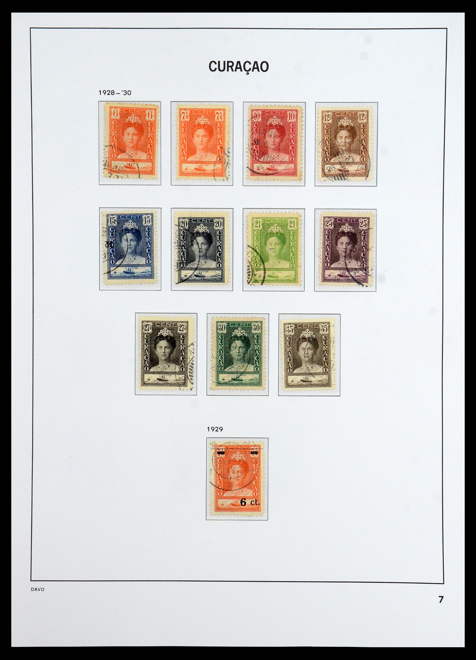 36392 007 - Postzegelverzameling 36392 Curaçao en Nederlandse Antillen 1873-1984.