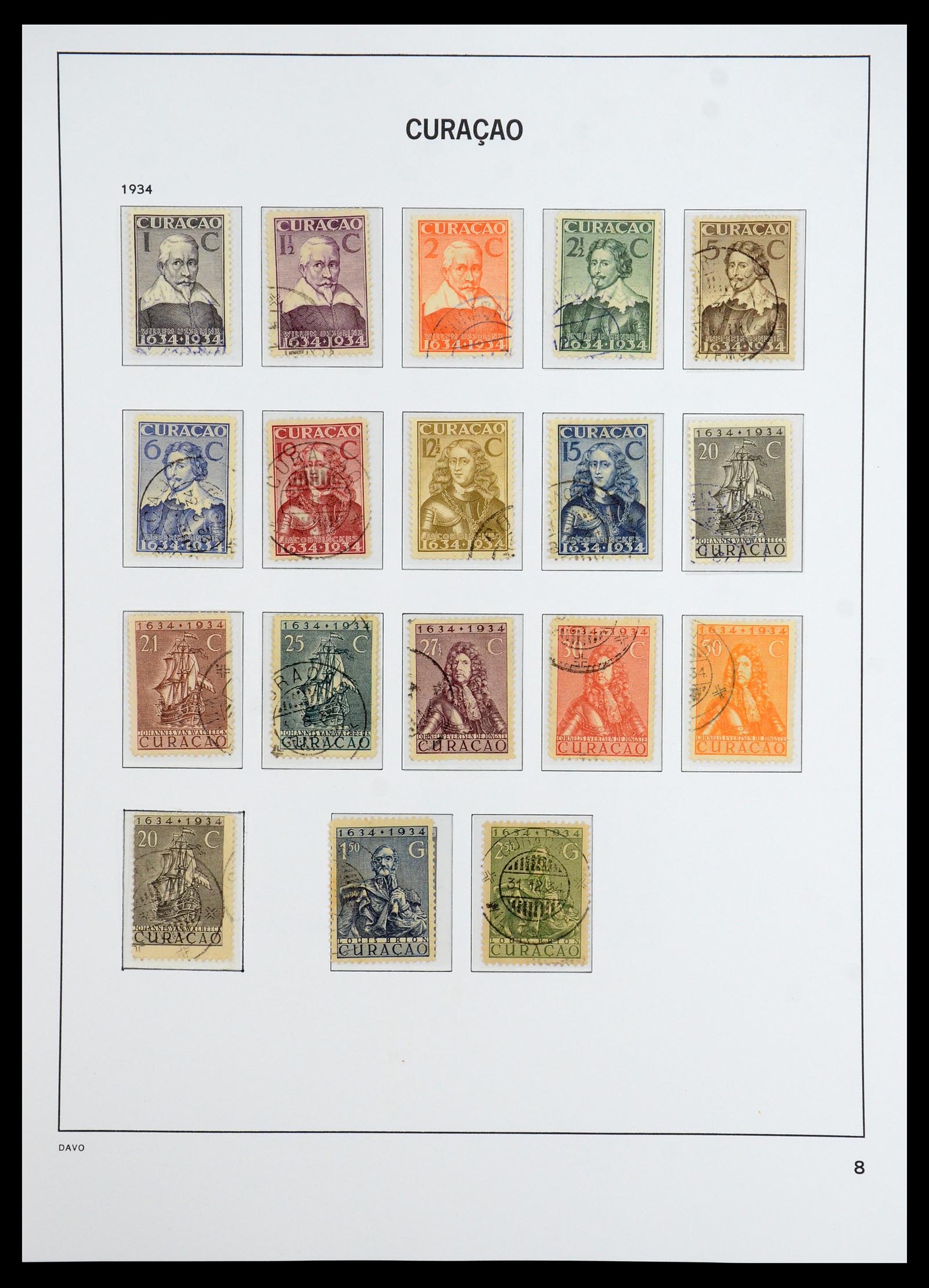 36392 008 - Postzegelverzameling 36392 Curaçao en Nederlandse Antillen 1873-1984.