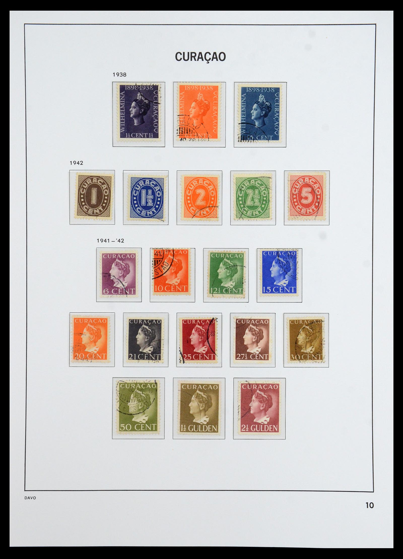 36392 010 - Postzegelverzameling 36392 Curaçao en Nederlandse Antillen 1873-1984.