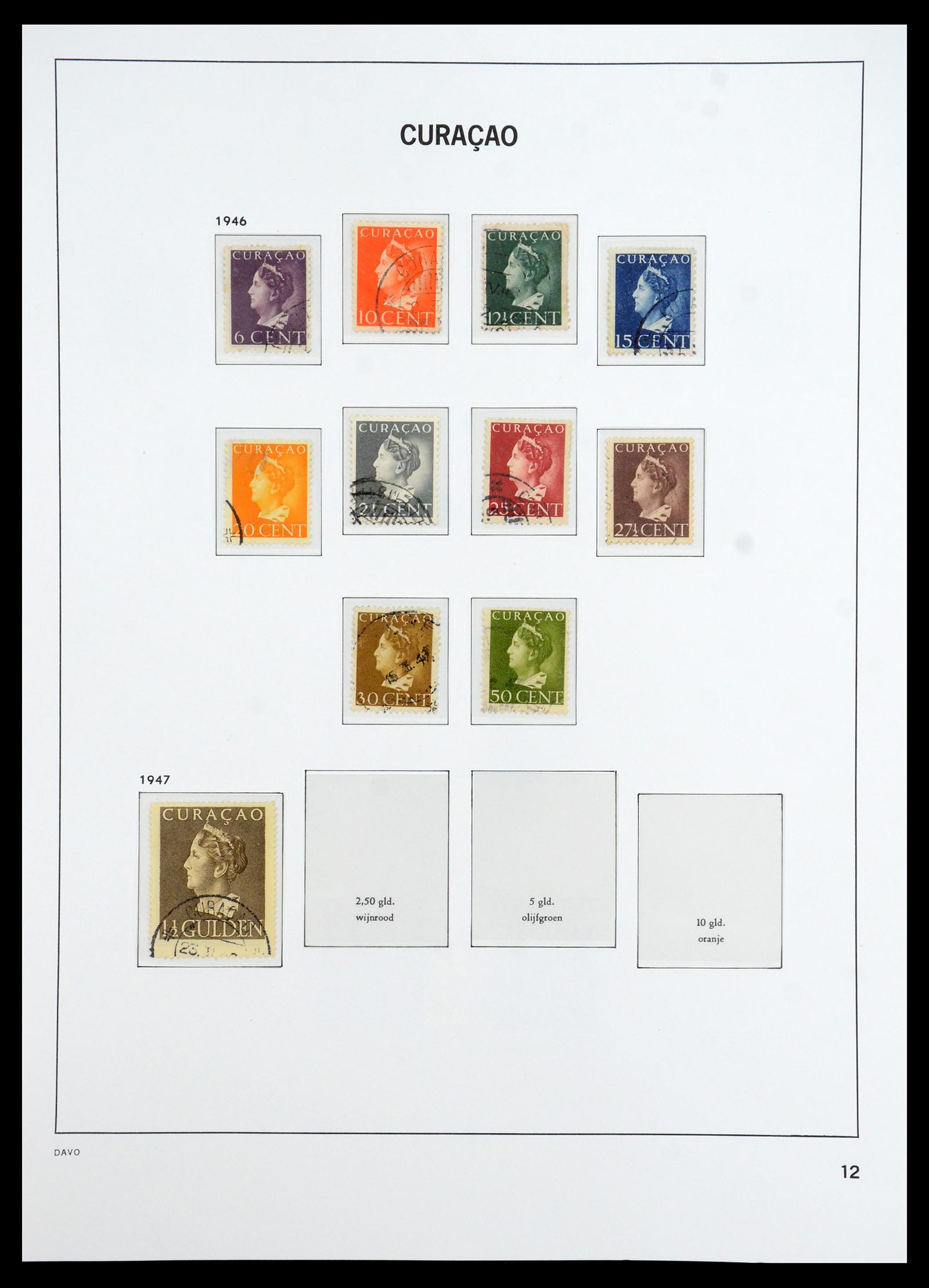 36392 012 - Postzegelverzameling 36392 Curaçao en Nederlandse Antillen 1873-1984.