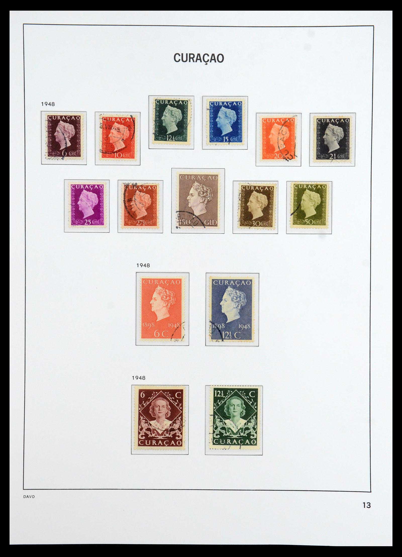 36392 013 - Postzegelverzameling 36392 Curaçao en Nederlandse Antillen 1873-1984.