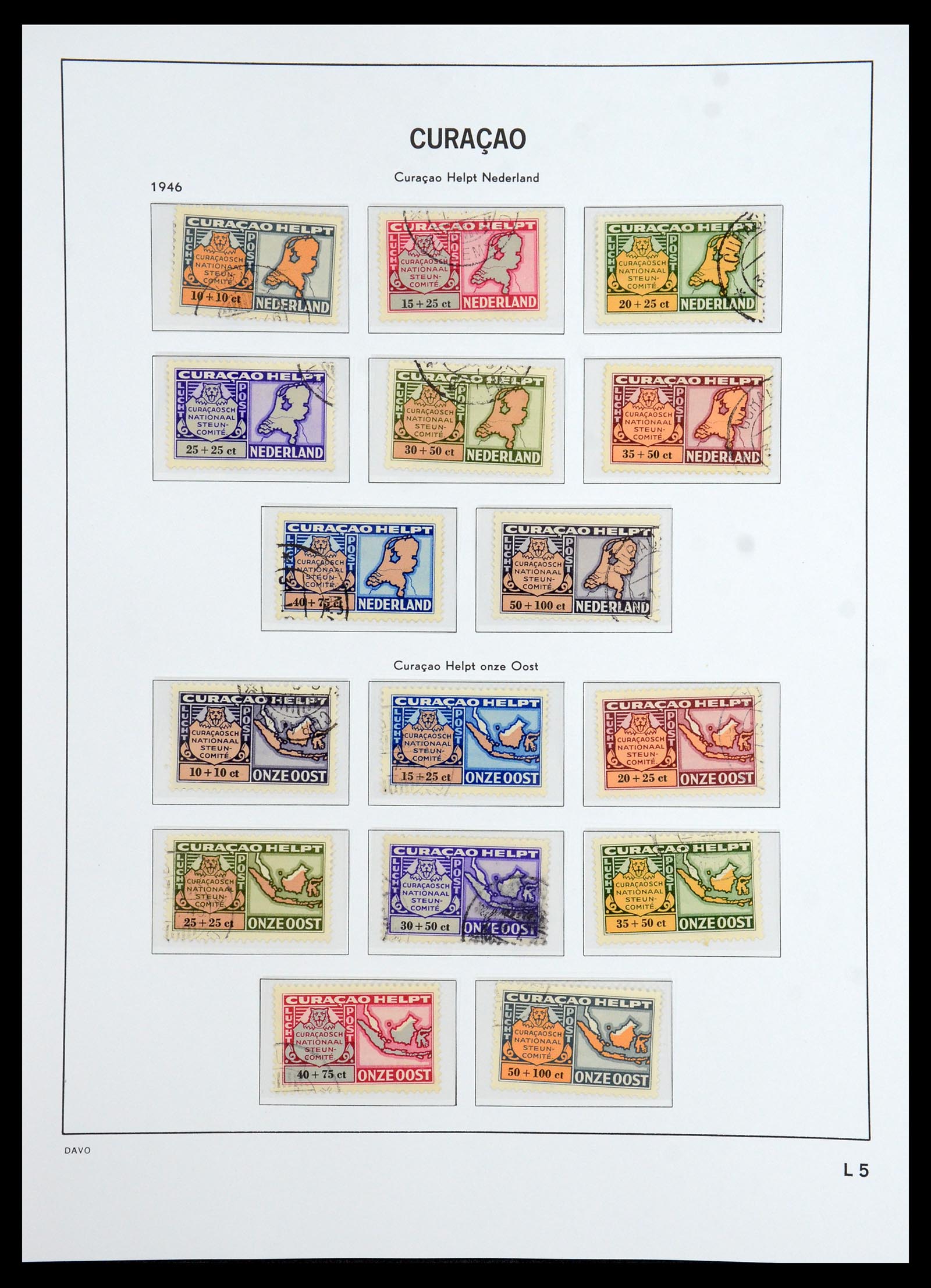36392 017 - Stamp collection 36392 Curaçao and Netherlands Antilles 1873-1984.