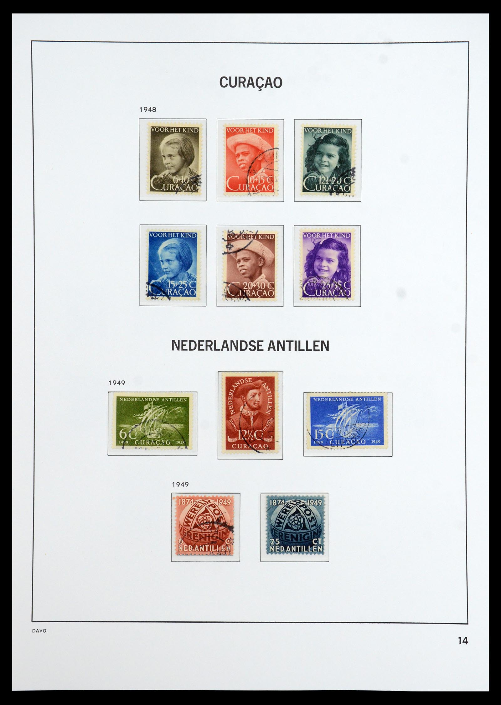 36392 022 - Postzegelverzameling 36392 Curaçao en Nederlandse Antillen 1873-1984.