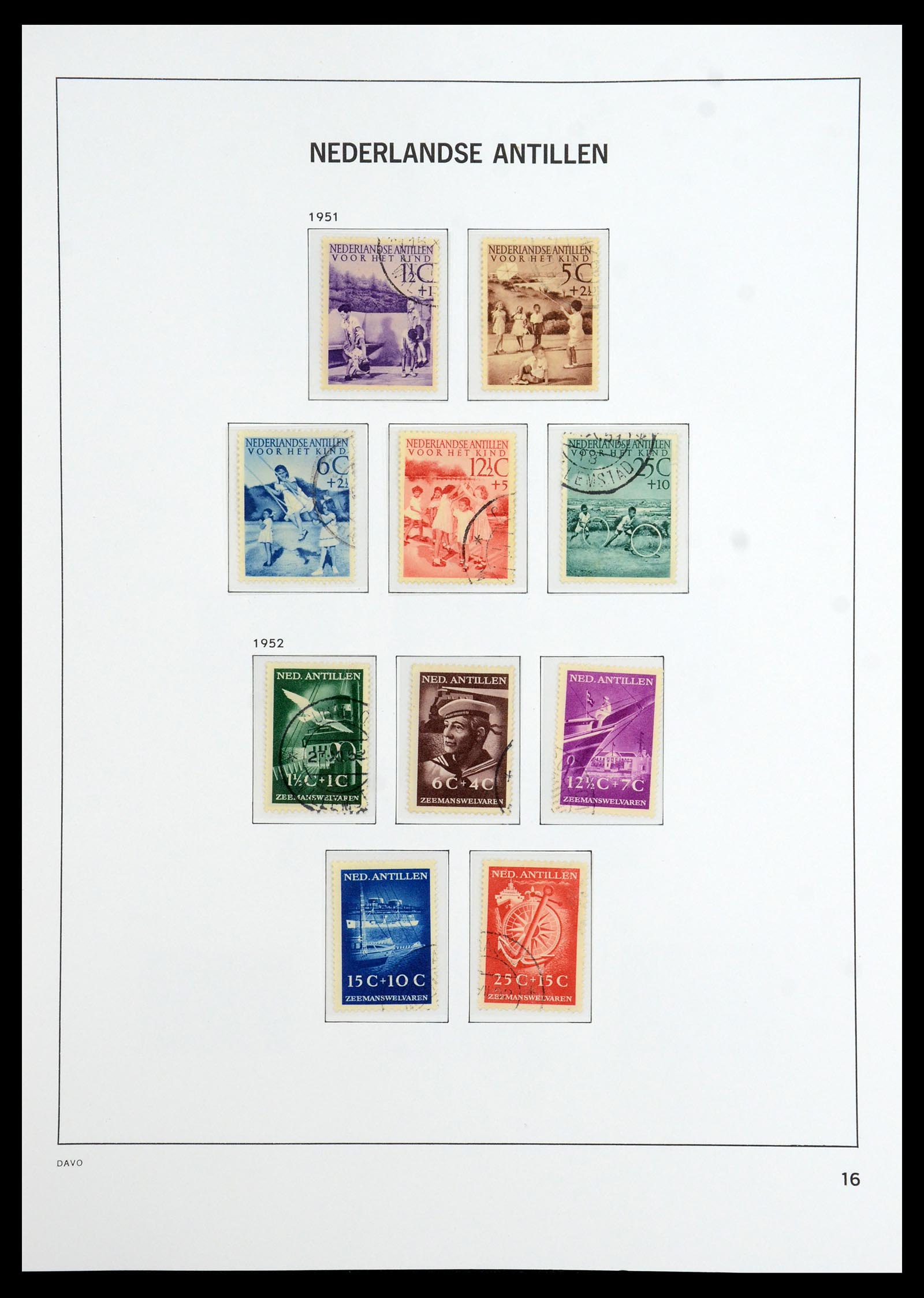 36392 025 - Stamp collection 36392 Curaçao and Netherlands Antilles 1873-1984.