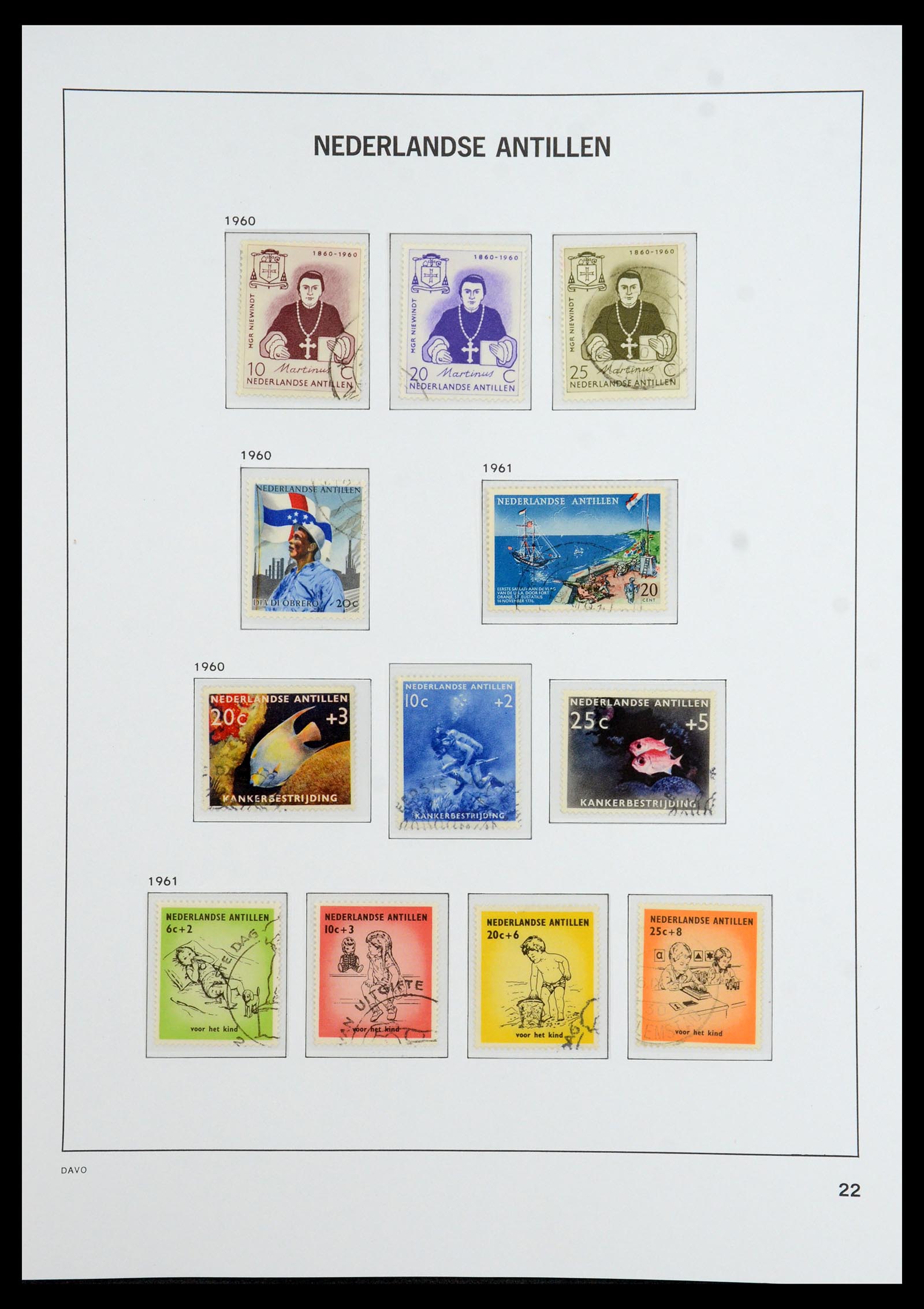 36392 031 - Postzegelverzameling 36392 Curaçao en Nederlandse Antillen 1873-1984.