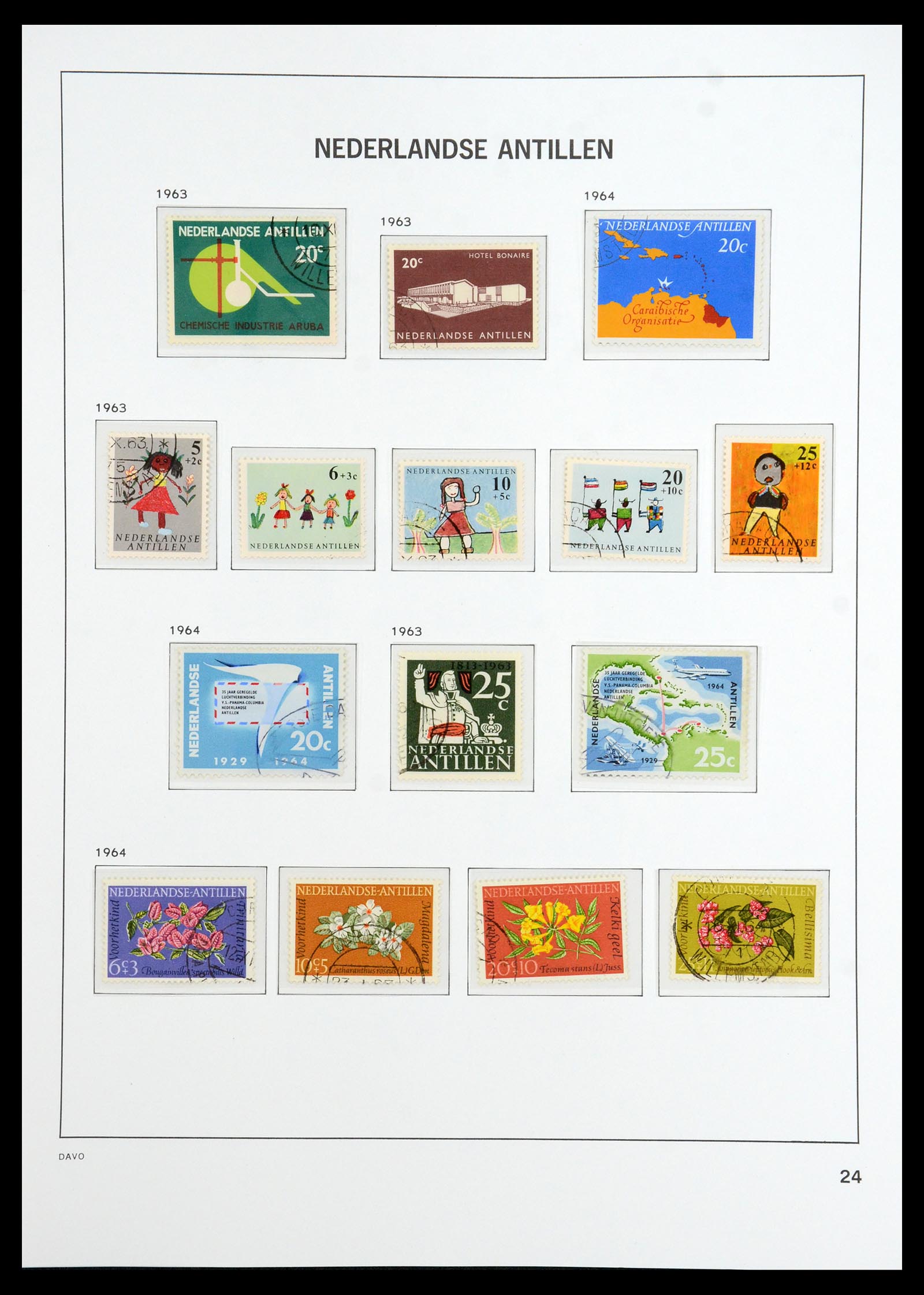 36392 035 - Postzegelverzameling 36392 Curaçao en Nederlandse Antillen 1873-1984.