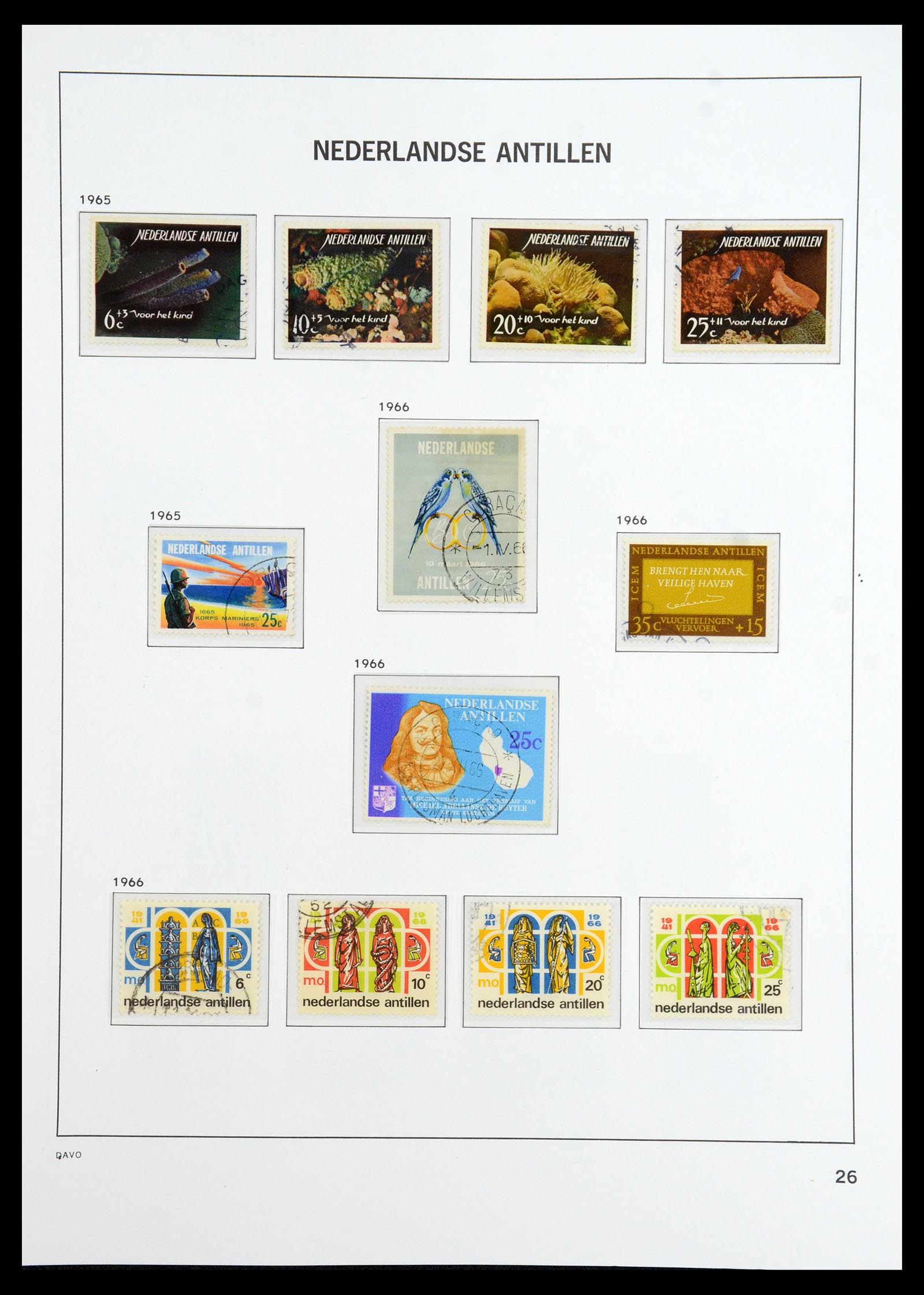 36392 037 - Postzegelverzameling 36392 Curaçao en Nederlandse Antillen 1873-1984.
