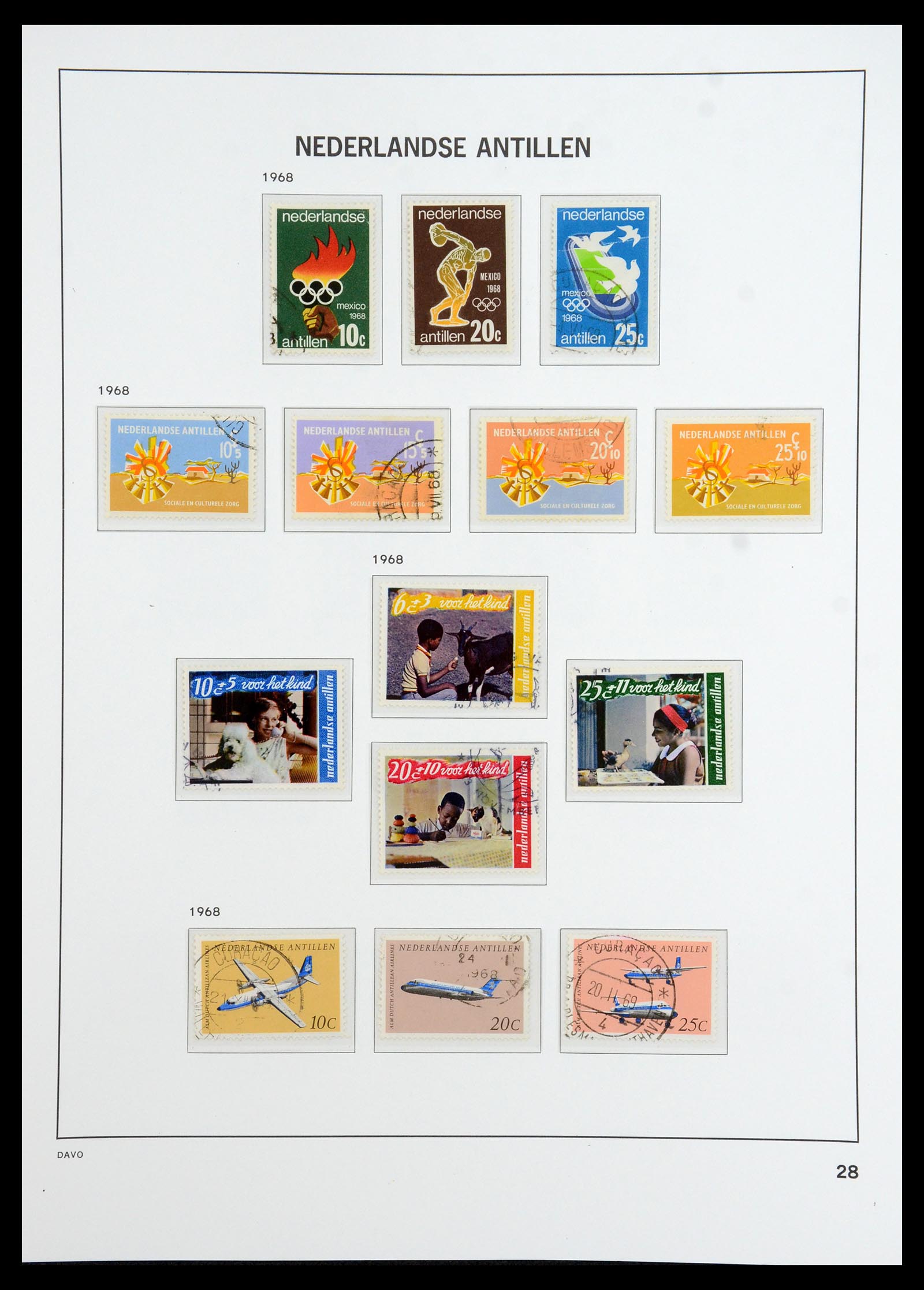 36392 039 - Postzegelverzameling 36392 Curaçao en Nederlandse Antillen 1873-1984.