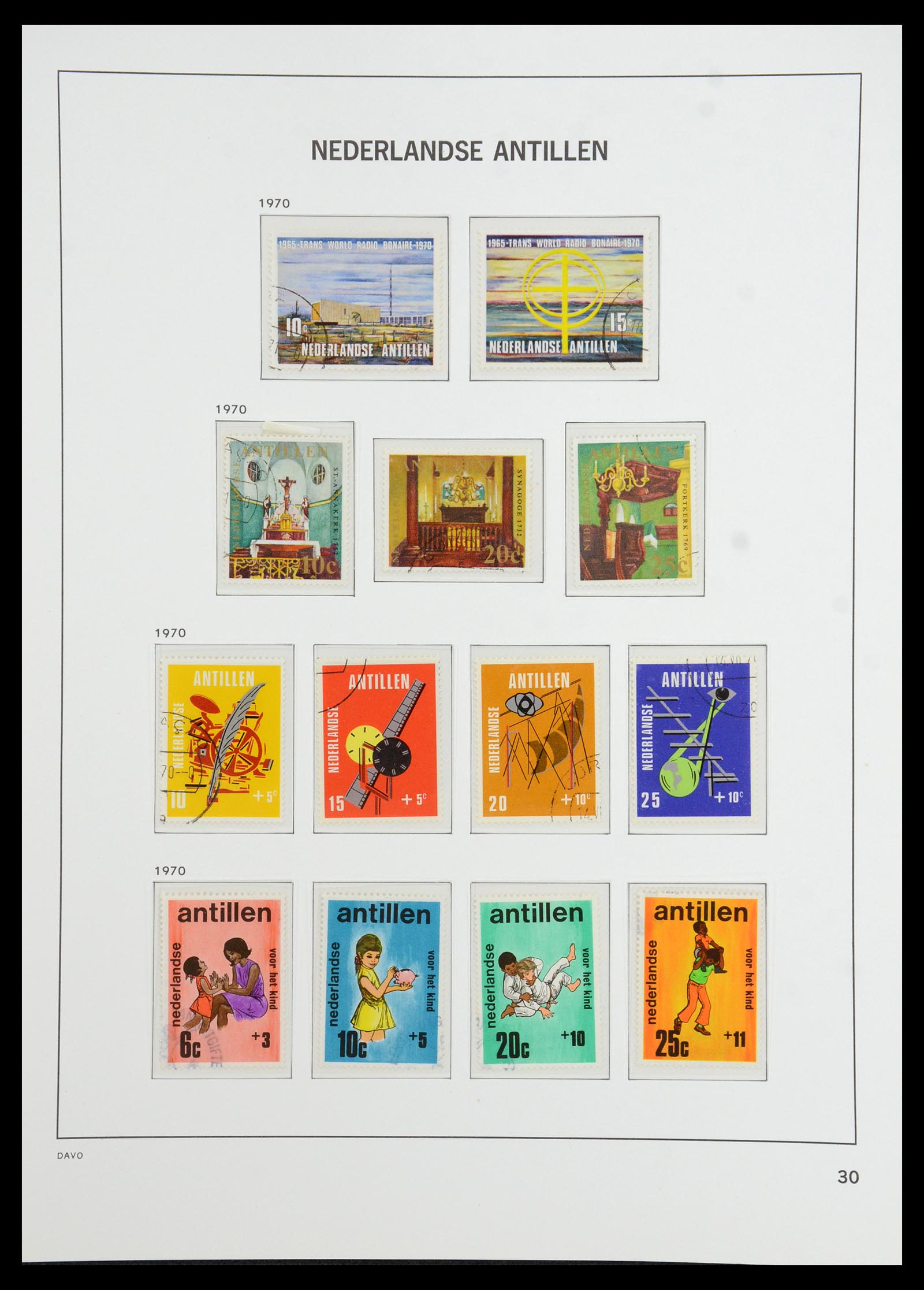 36392 041 - Postzegelverzameling 36392 Curaçao en Nederlandse Antillen 1873-1984.
