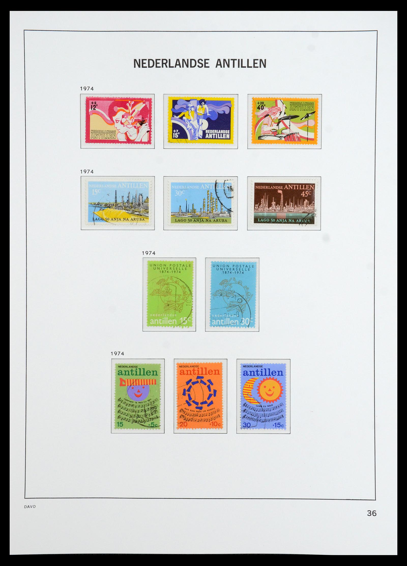 36392 047 - Postzegelverzameling 36392 Curaçao en Nederlandse Antillen 1873-1984.