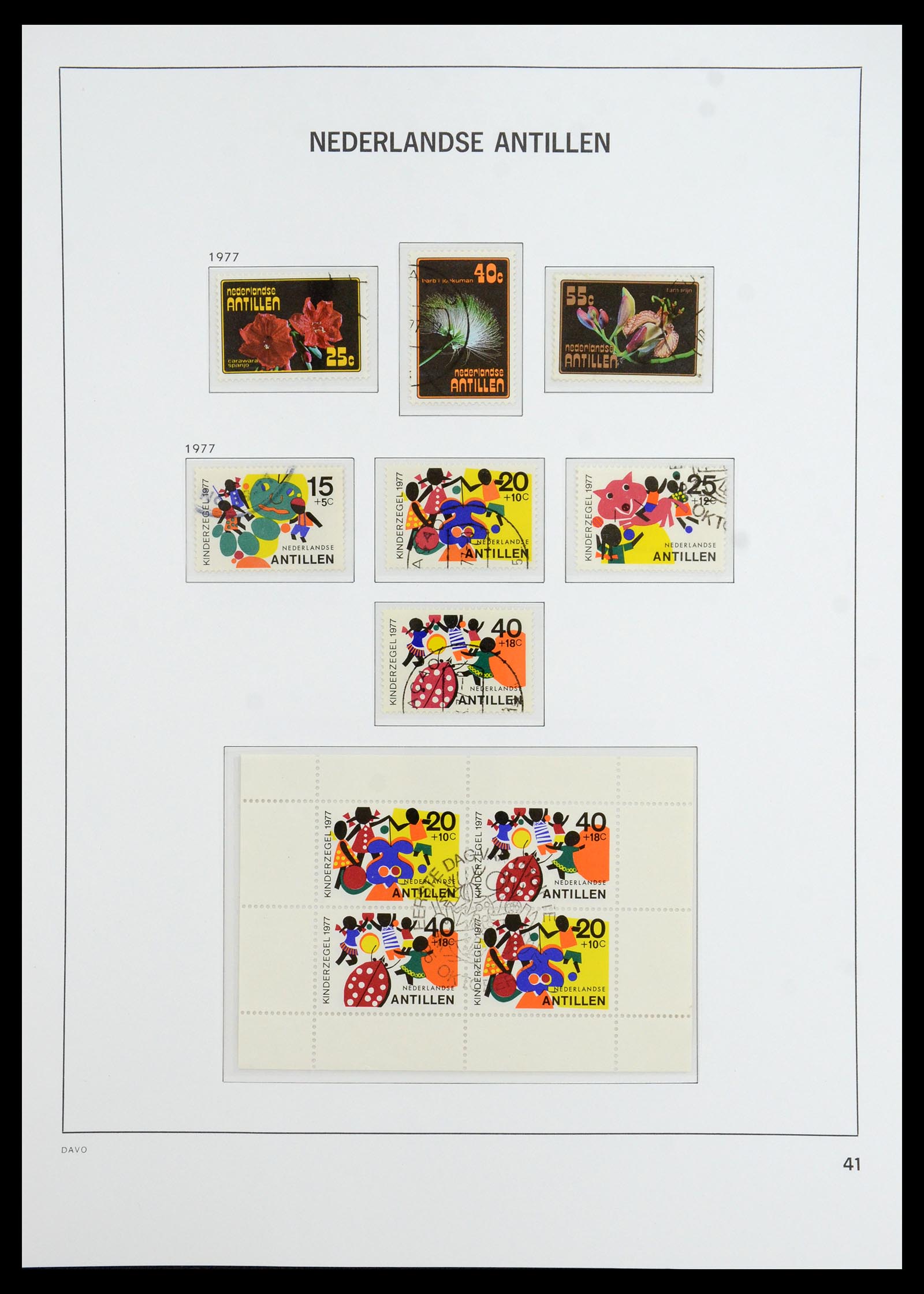36392 052 - Postzegelverzameling 36392 Curaçao en Nederlandse Antillen 1873-1984.