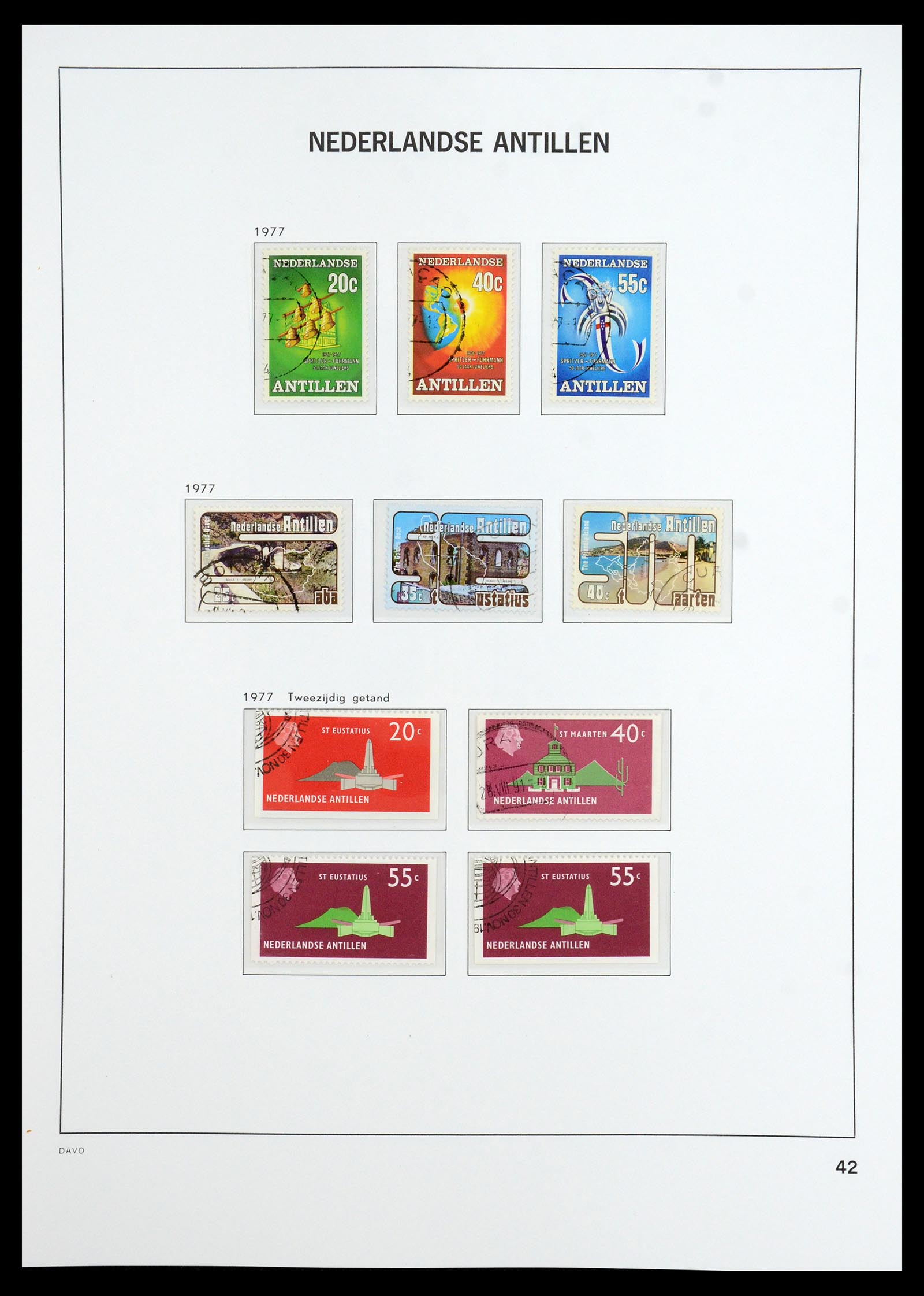 36392 053 - Postzegelverzameling 36392 Curaçao en Nederlandse Antillen 1873-1984.