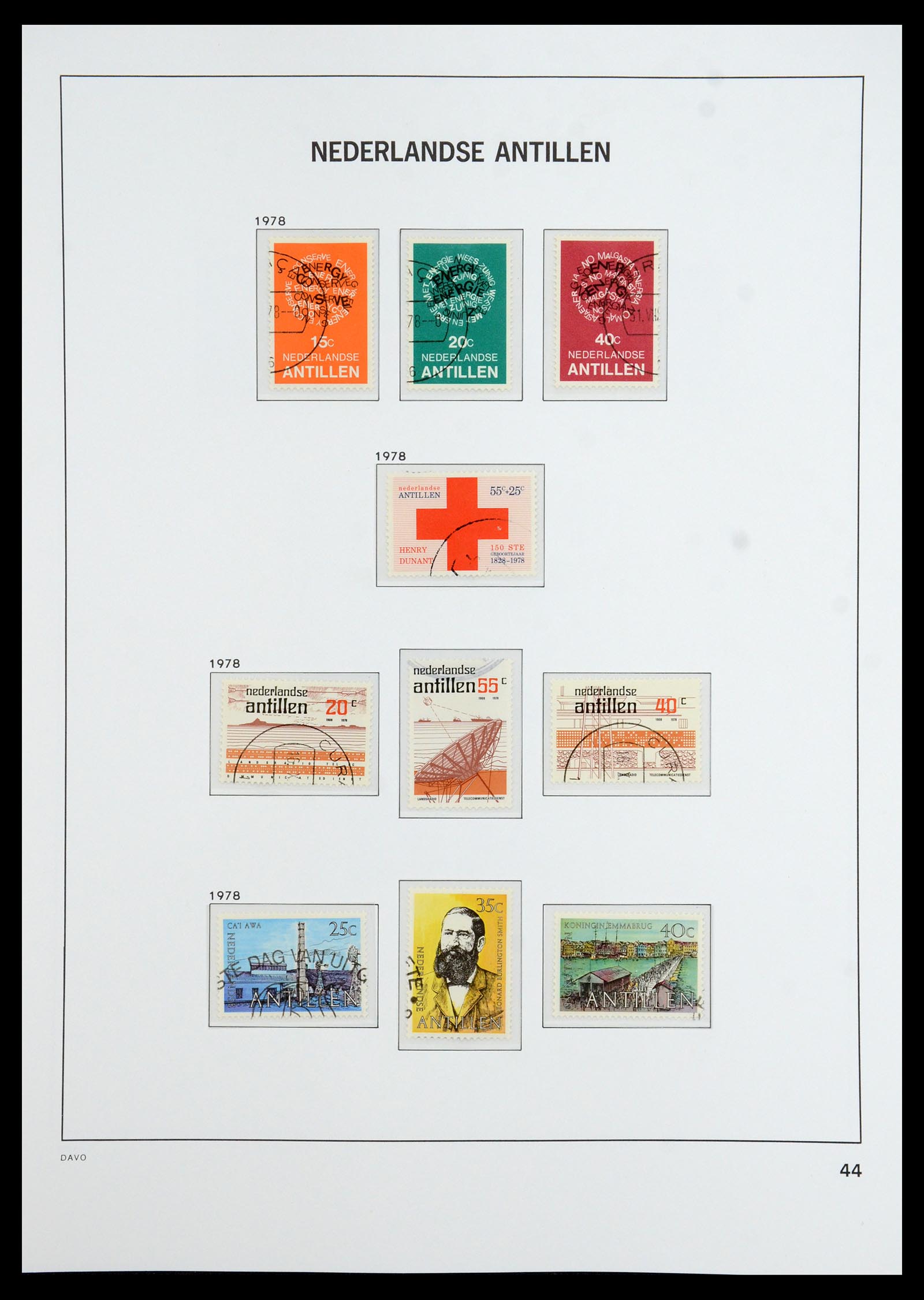 36392 055 - Stamp collection 36392 Curaçao and Netherlands Antilles 1873-1984.