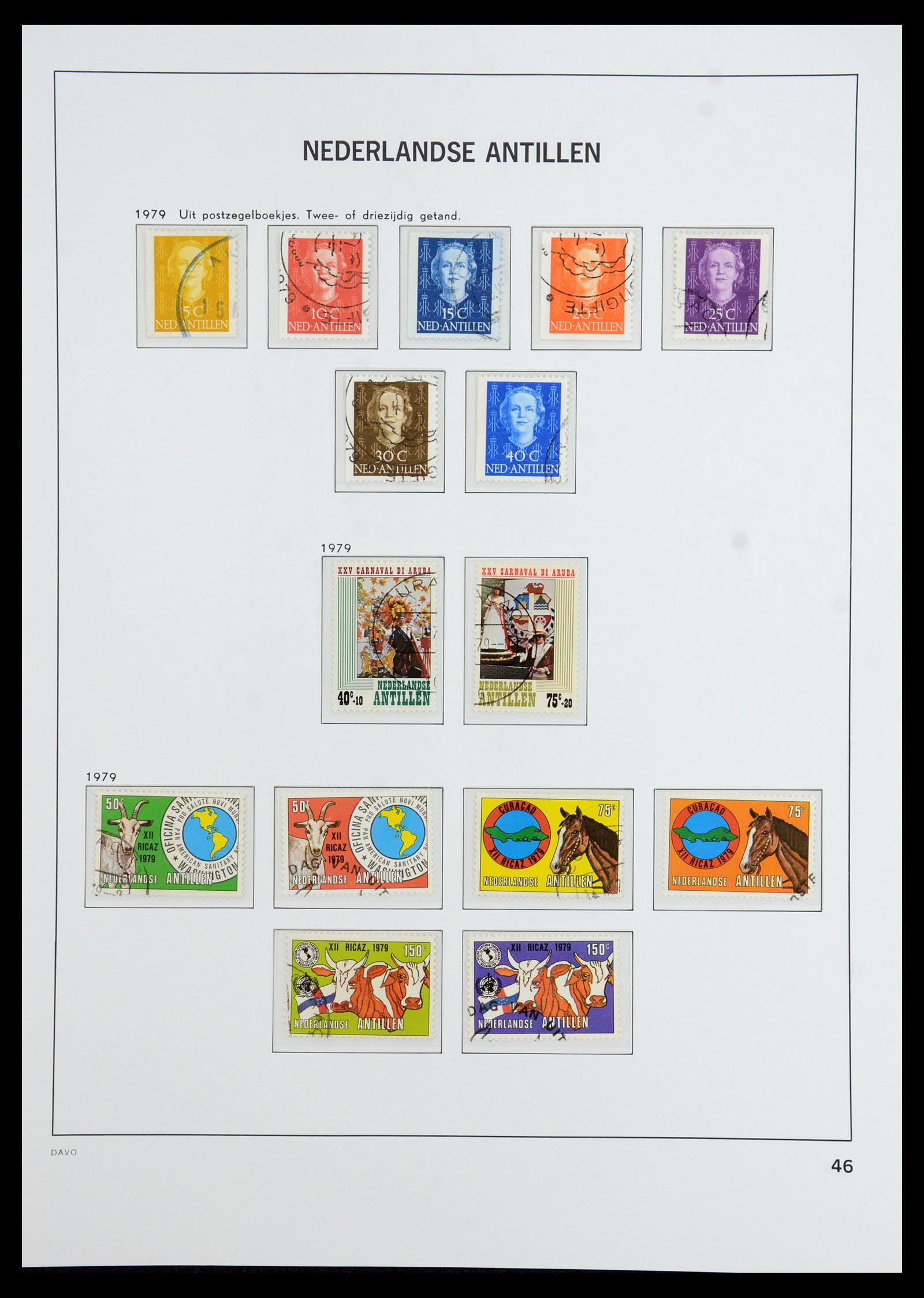 36392 057 - Postzegelverzameling 36392 Curaçao en Nederlandse Antillen 1873-1984.