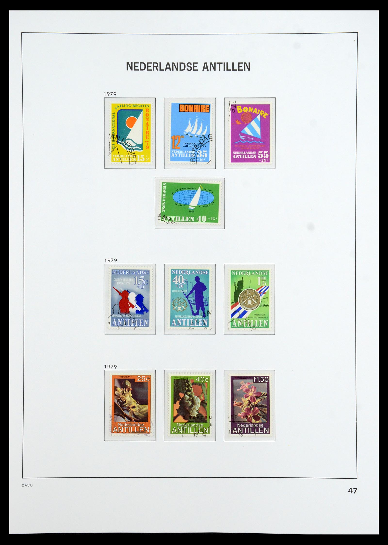 36392 061 - Postzegelverzameling 36392 Curaçao en Nederlandse Antillen 1873-1984.