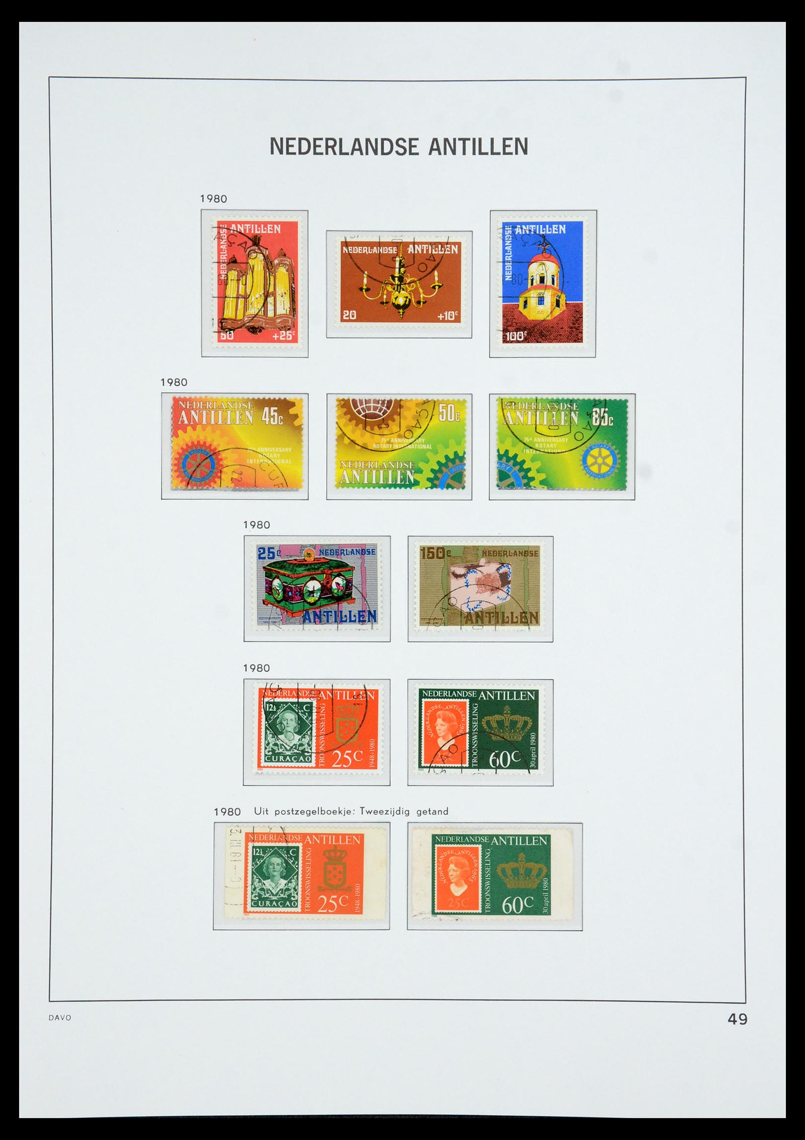36392 063 - Postzegelverzameling 36392 Curaçao en Nederlandse Antillen 1873-1984.