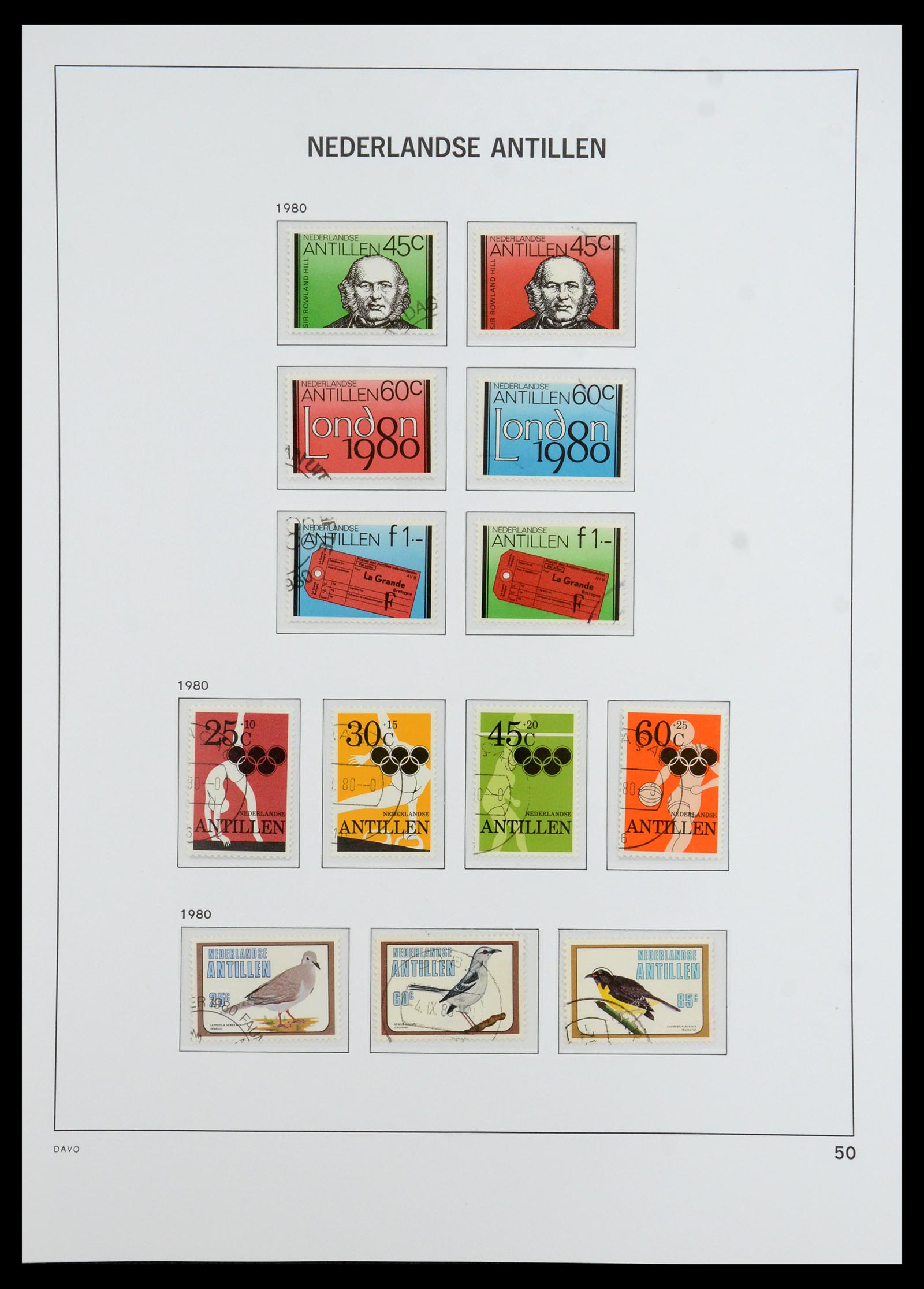36392 065 - Postzegelverzameling 36392 Curaçao en Nederlandse Antillen 1873-1984.