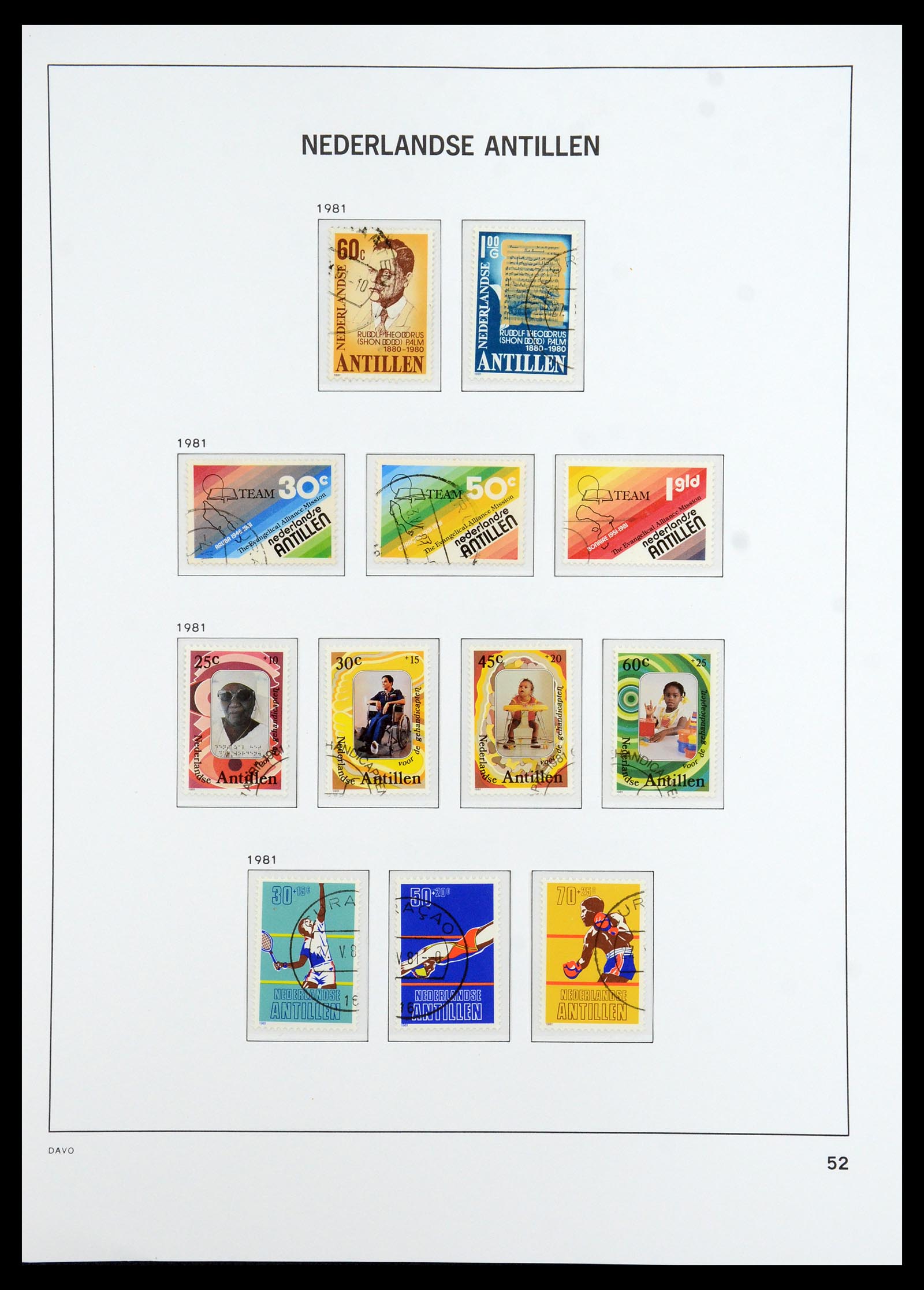 36392 067 - Postzegelverzameling 36392 Curaçao en Nederlandse Antillen 1873-1984.