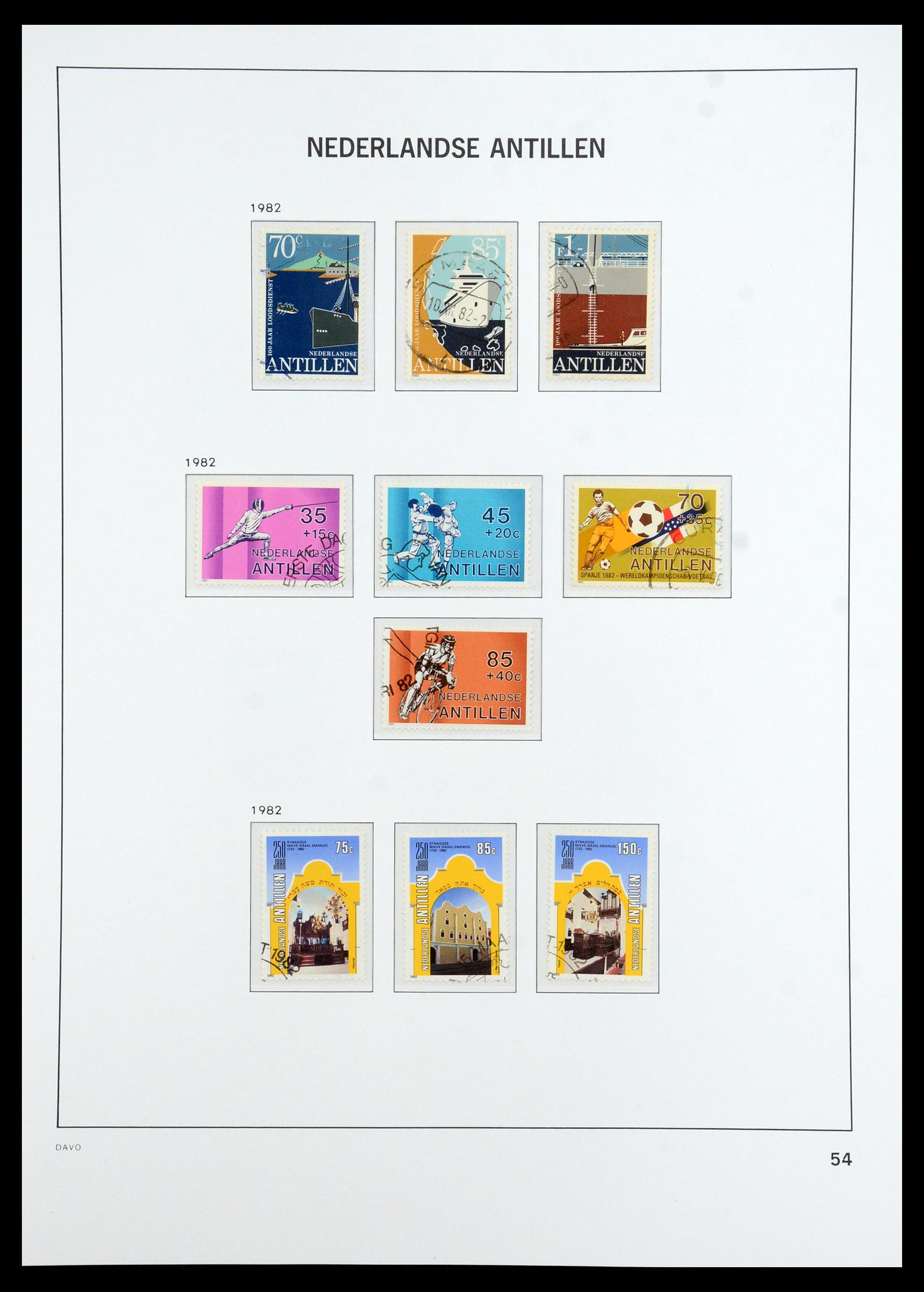36392 069 - Postzegelverzameling 36392 Curaçao en Nederlandse Antillen 1873-1984.