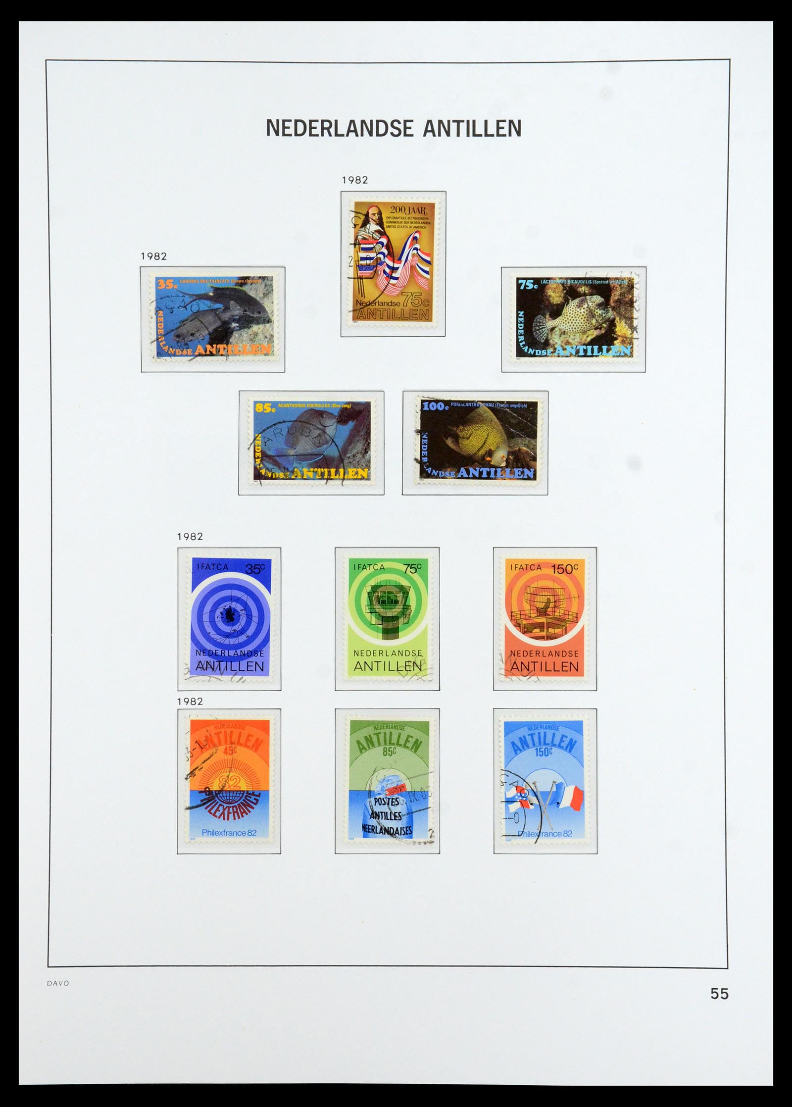 36392 070 - Postzegelverzameling 36392 Curaçao en Nederlandse Antillen 1873-1984.