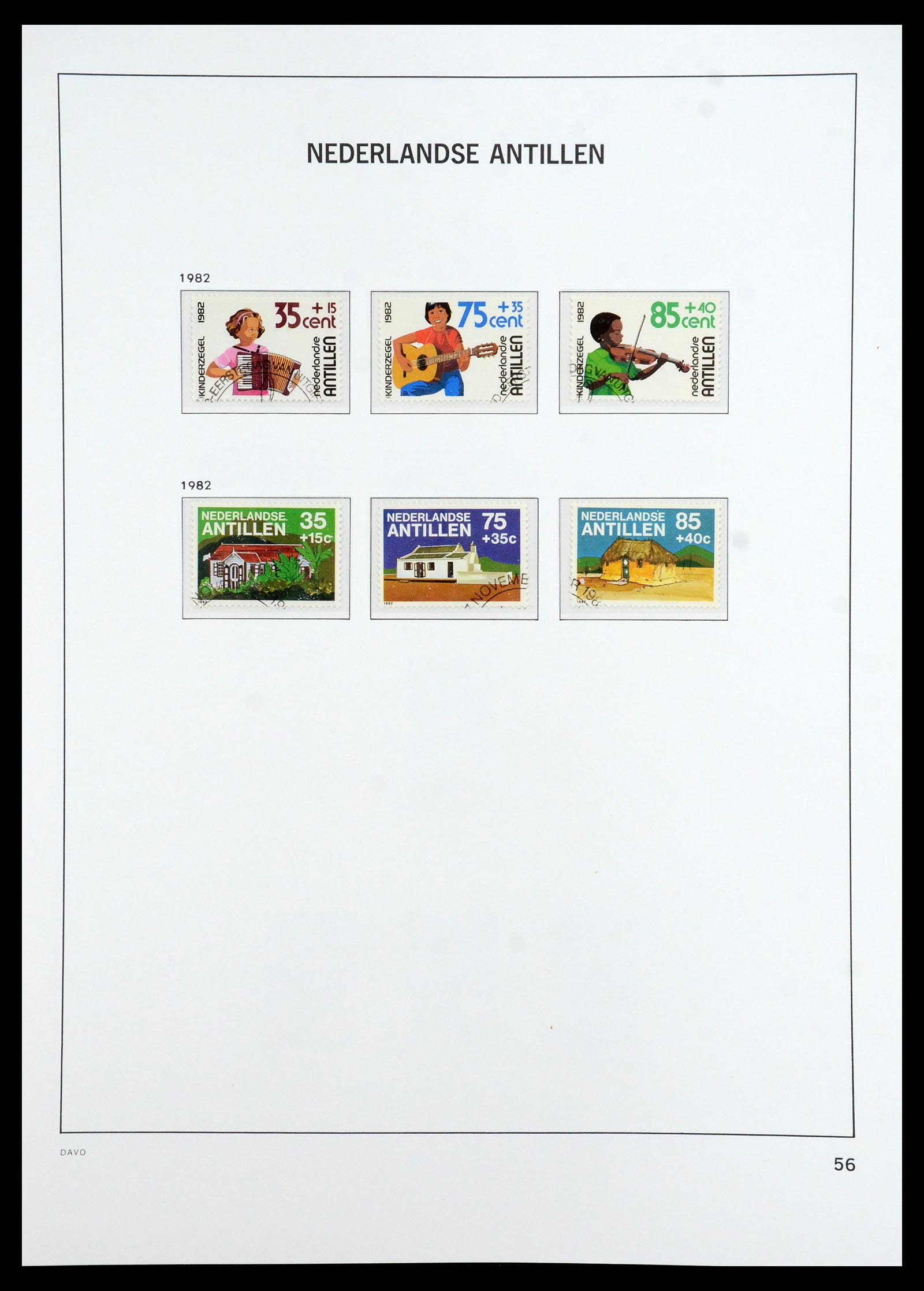 36392 071 - Postzegelverzameling 36392 Curaçao en Nederlandse Antillen 1873-1984.