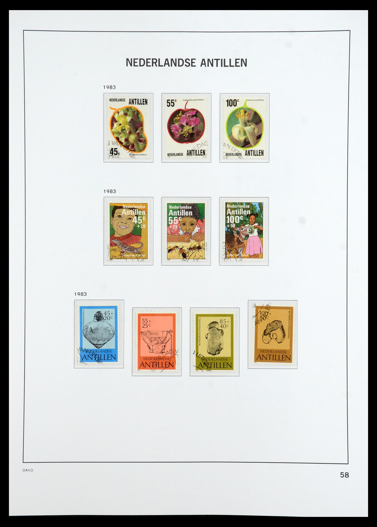 36392 073 - Postzegelverzameling 36392 Curaçao en Nederlandse Antillen 1873-1984.