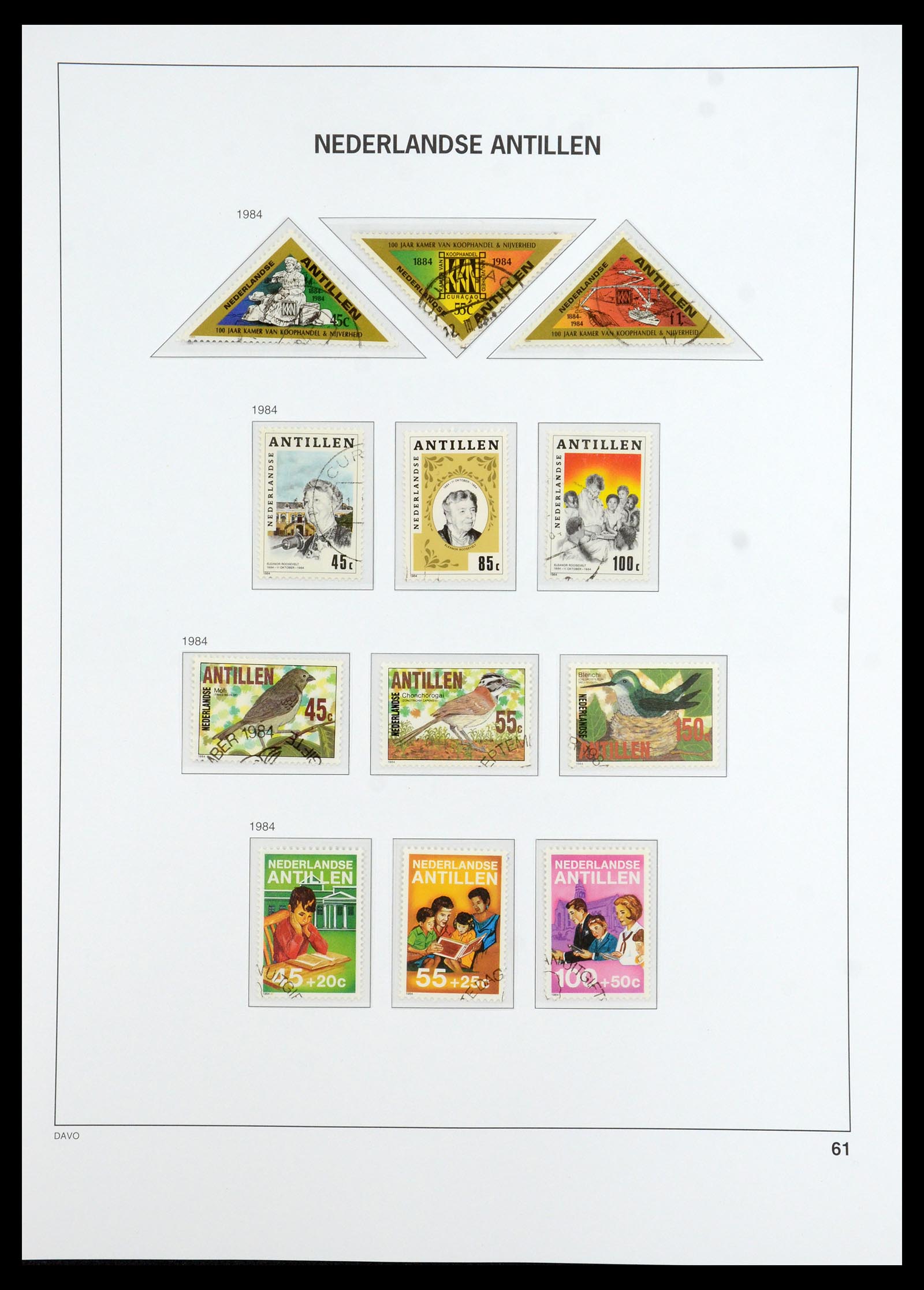 36392 076 - Postzegelverzameling 36392 Curaçao en Nederlandse Antillen 1873-1984.