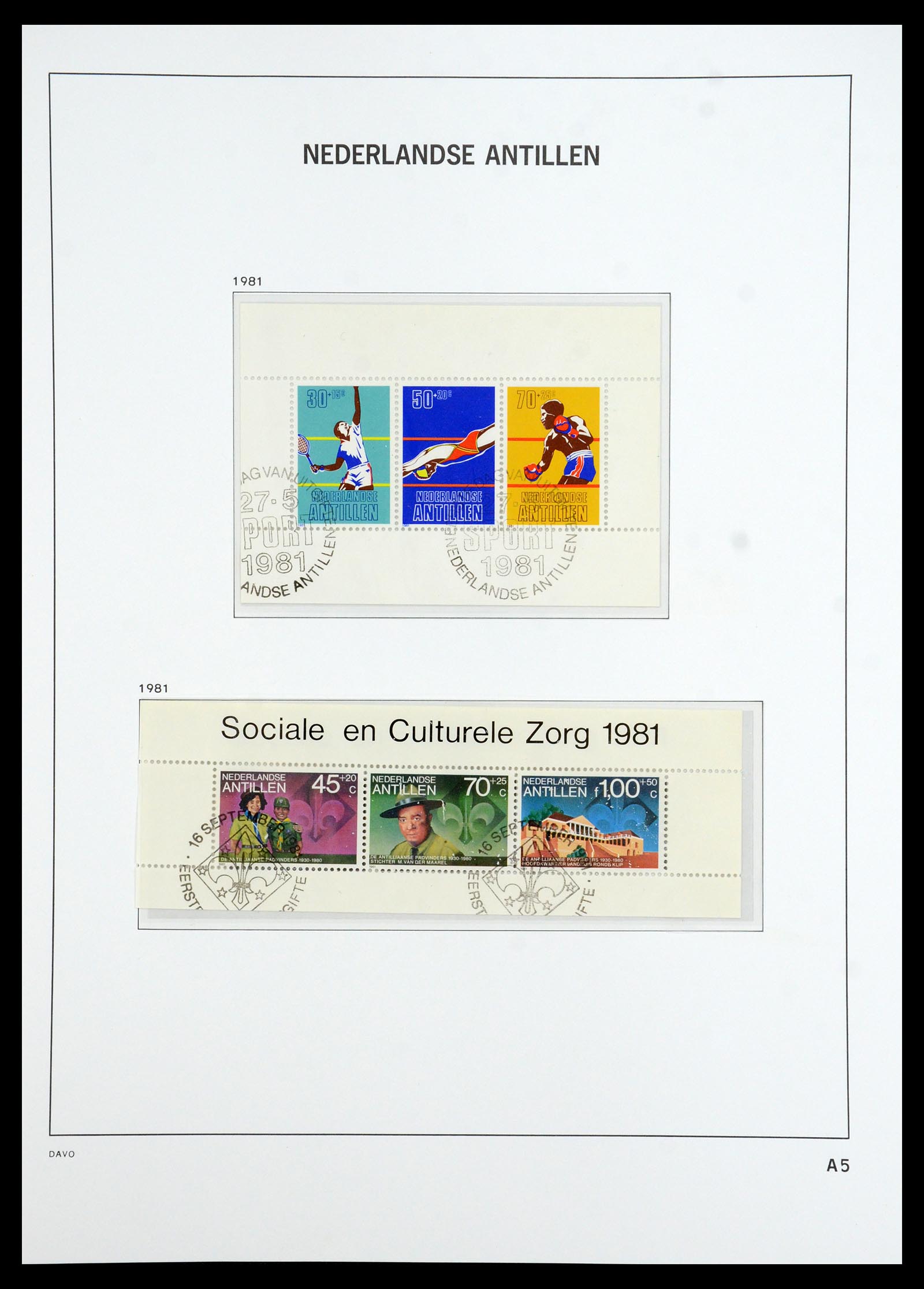 36392 081 - Postzegelverzameling 36392 Curaçao en Nederlandse Antillen 1873-1984.