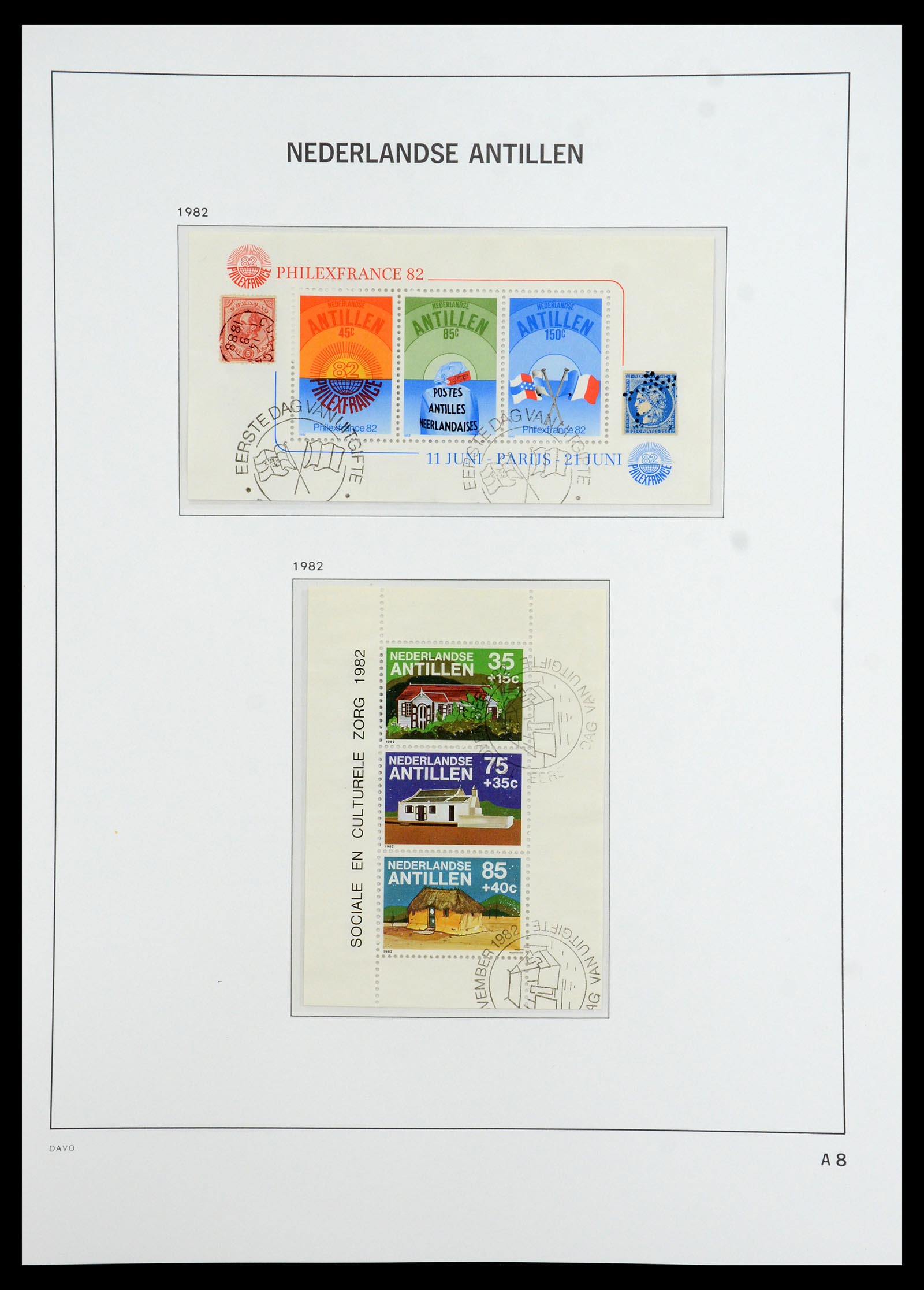 36392 083 - Postzegelverzameling 36392 Curaçao en Nederlandse Antillen 1873-1984.