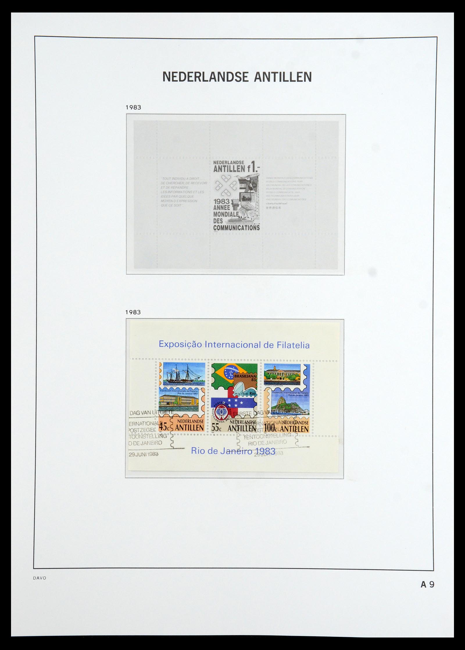36392 084 - Postzegelverzameling 36392 Curaçao en Nederlandse Antillen 1873-1984.