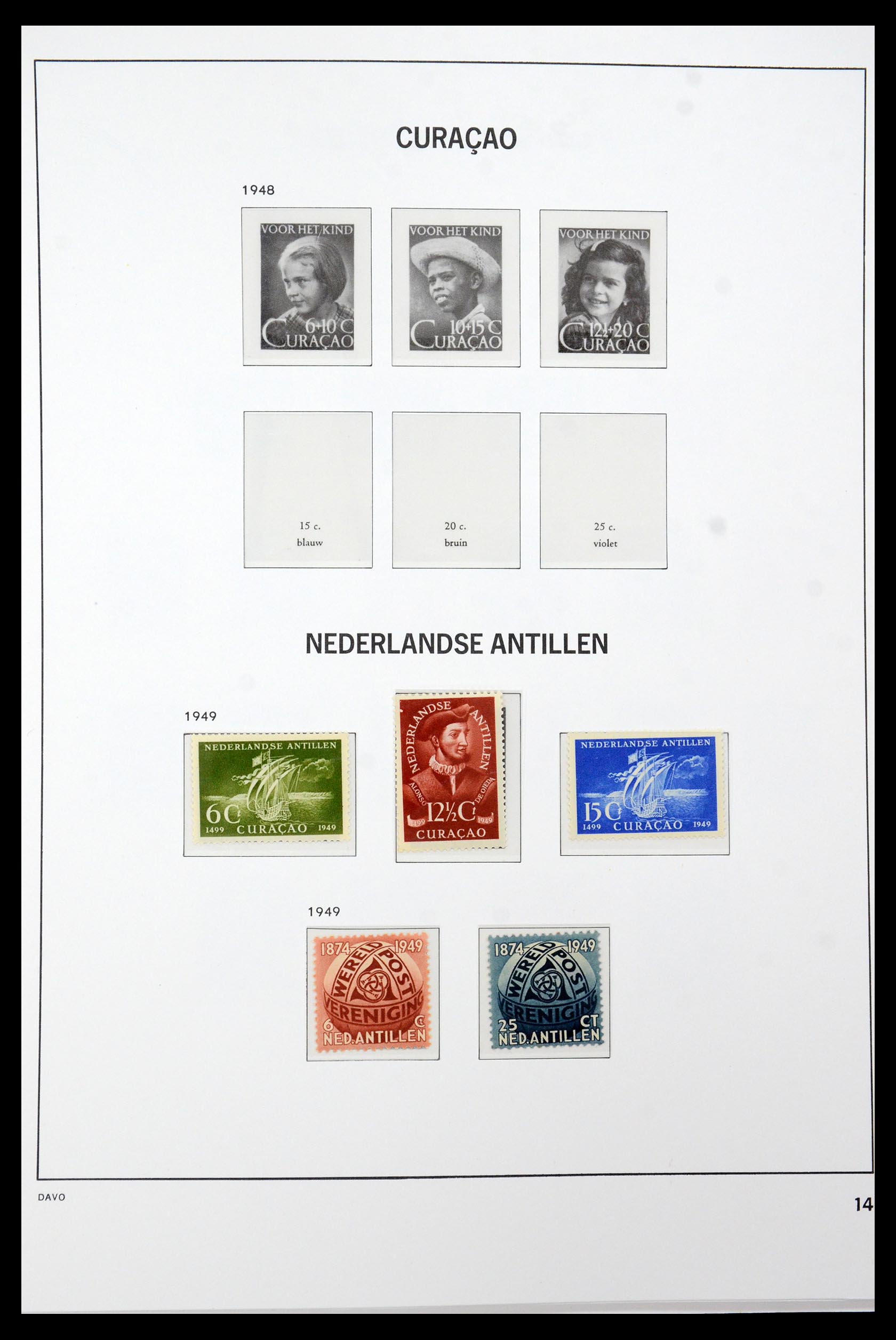 36393 001 - Stamp collection 36393 Netherlands Antilles 1949-2010.
