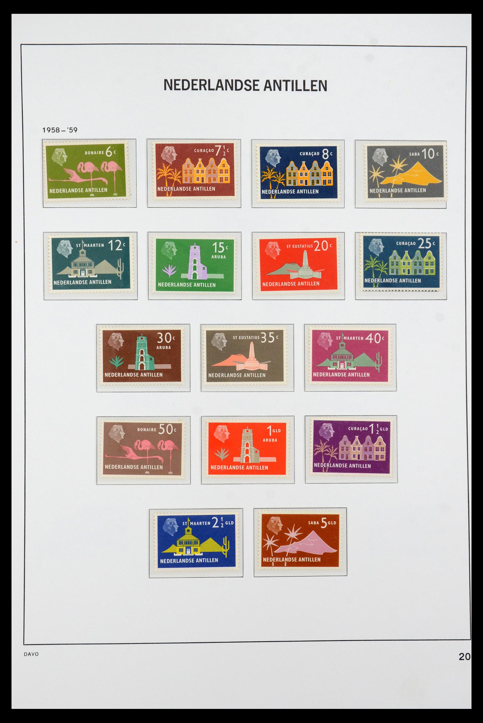 36393 007 - Stamp collection 36393 Netherlands Antilles 1949-2010.