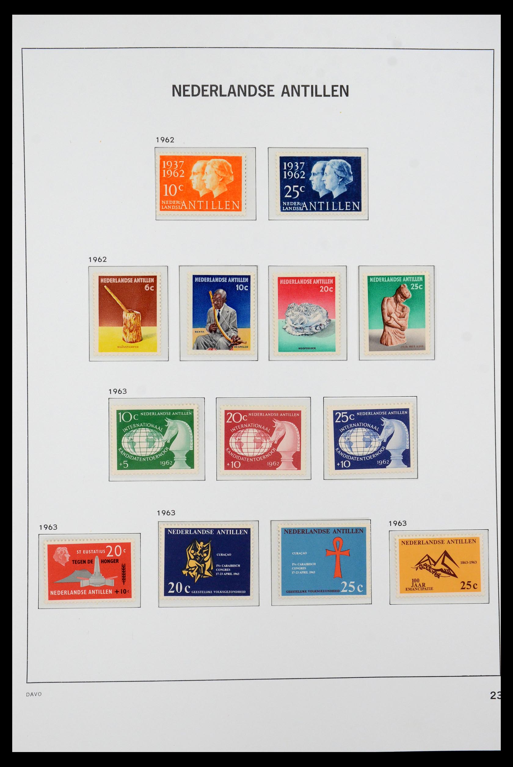 36393 010 - Postzegelverzameling 36393 Nederlandse Antillen 1949-2010.