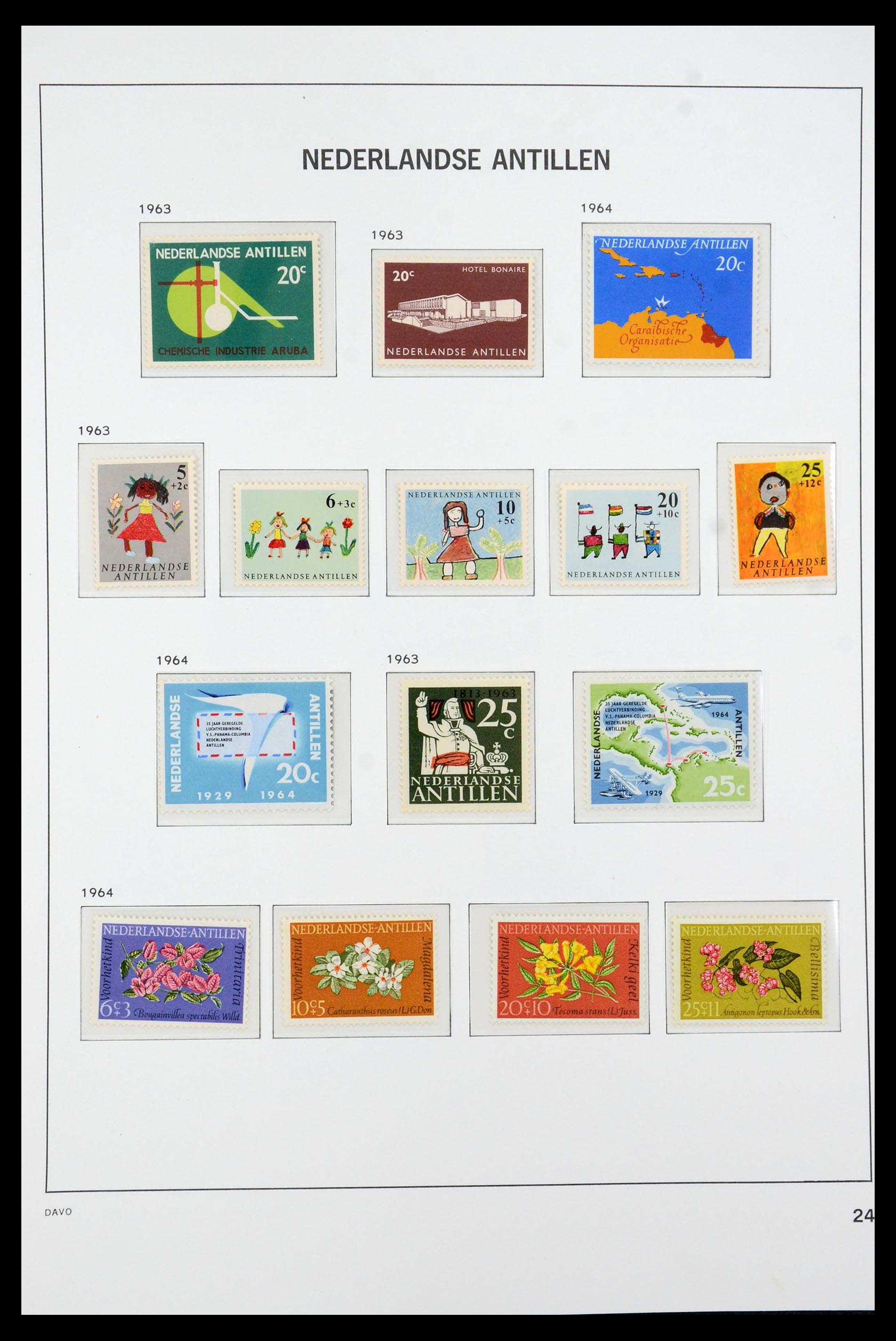 36393 012 - Postzegelverzameling 36393 Nederlandse Antillen 1949-2010.