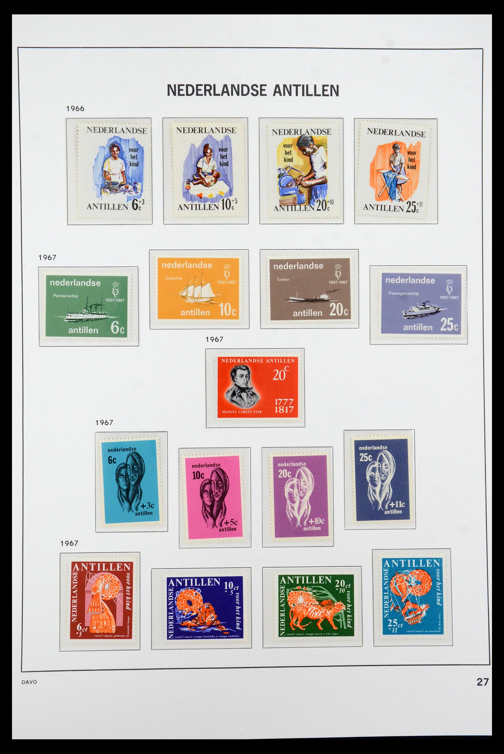 36393 015 - Postzegelverzameling 36393 Nederlandse Antillen 1949-2010.