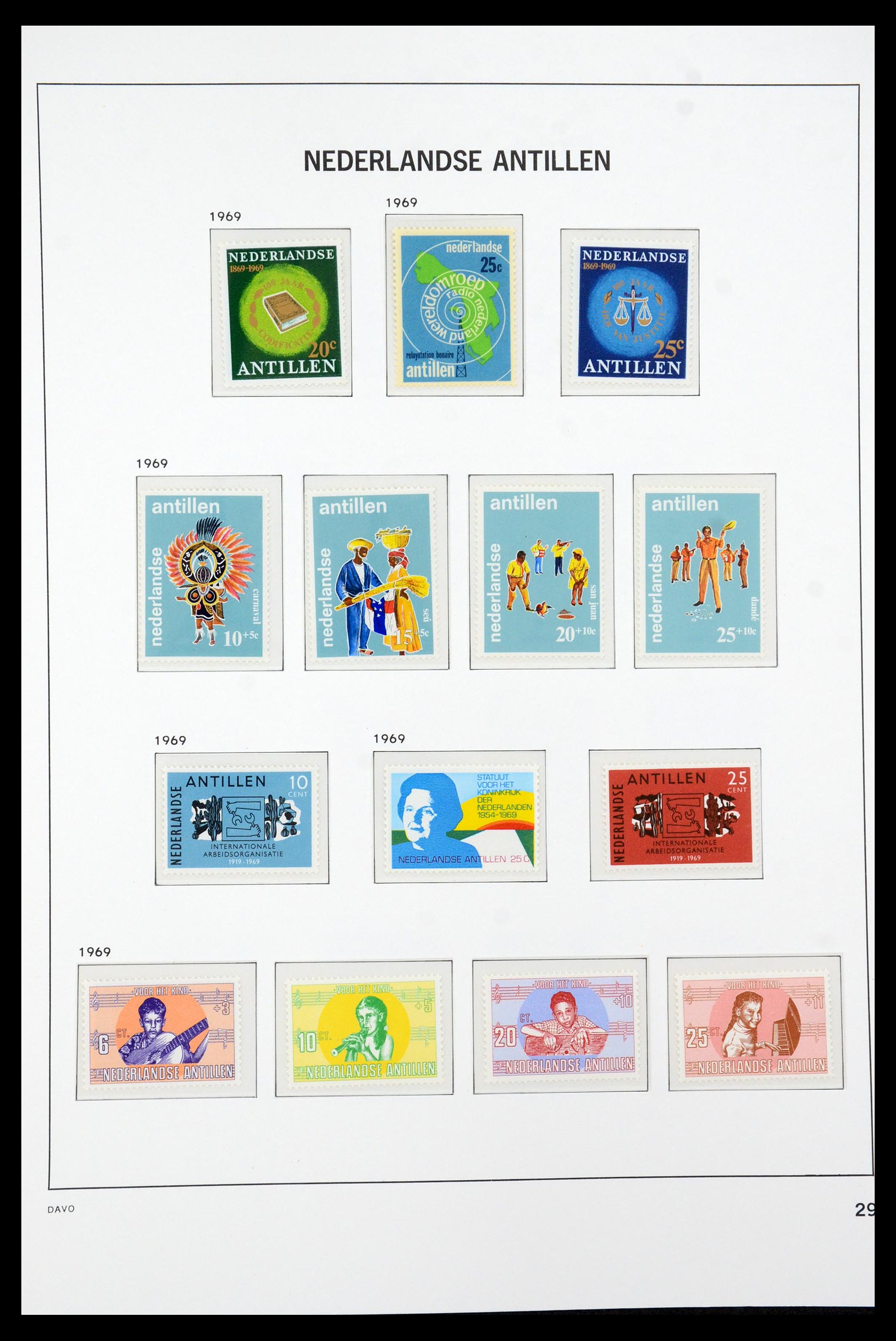36393 017 - Postzegelverzameling 36393 Nederlandse Antillen 1949-2010.
