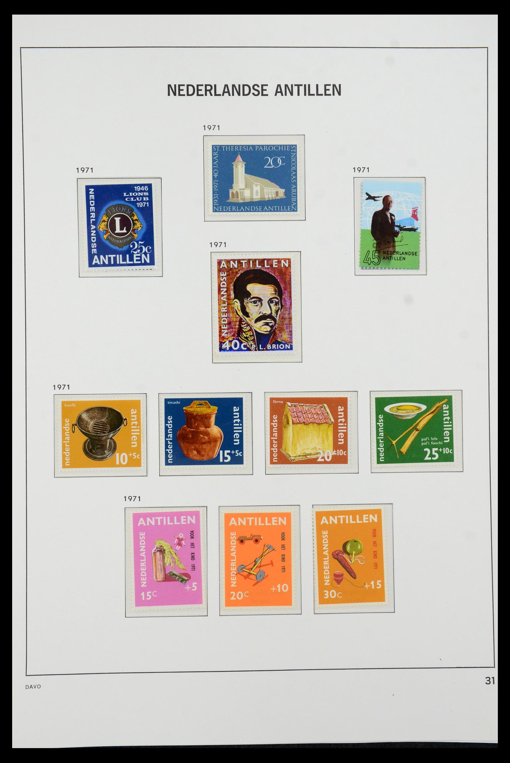 36393 019 - Postzegelverzameling 36393 Nederlandse Antillen 1949-2010.