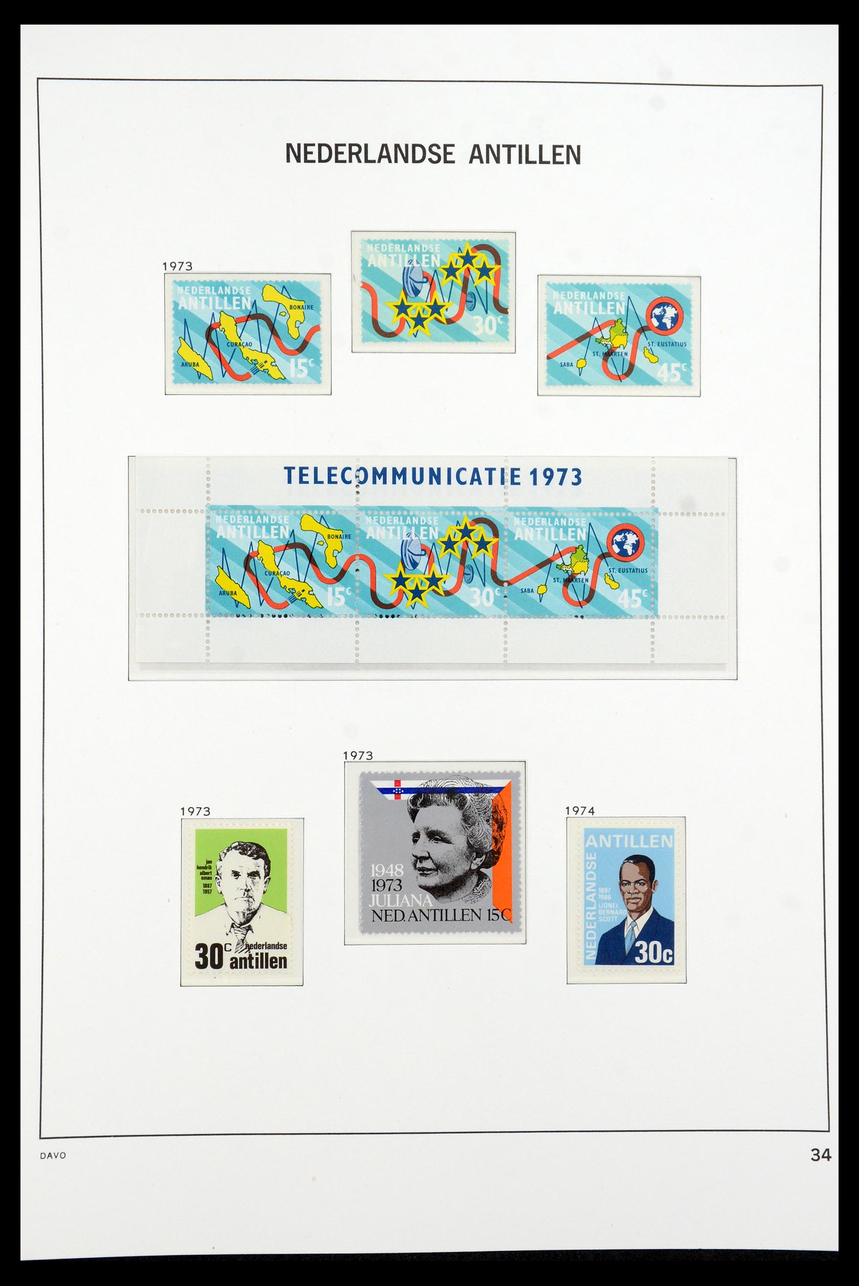 36393 022 - Stamp collection 36393 Netherlands Antilles 1949-2010.