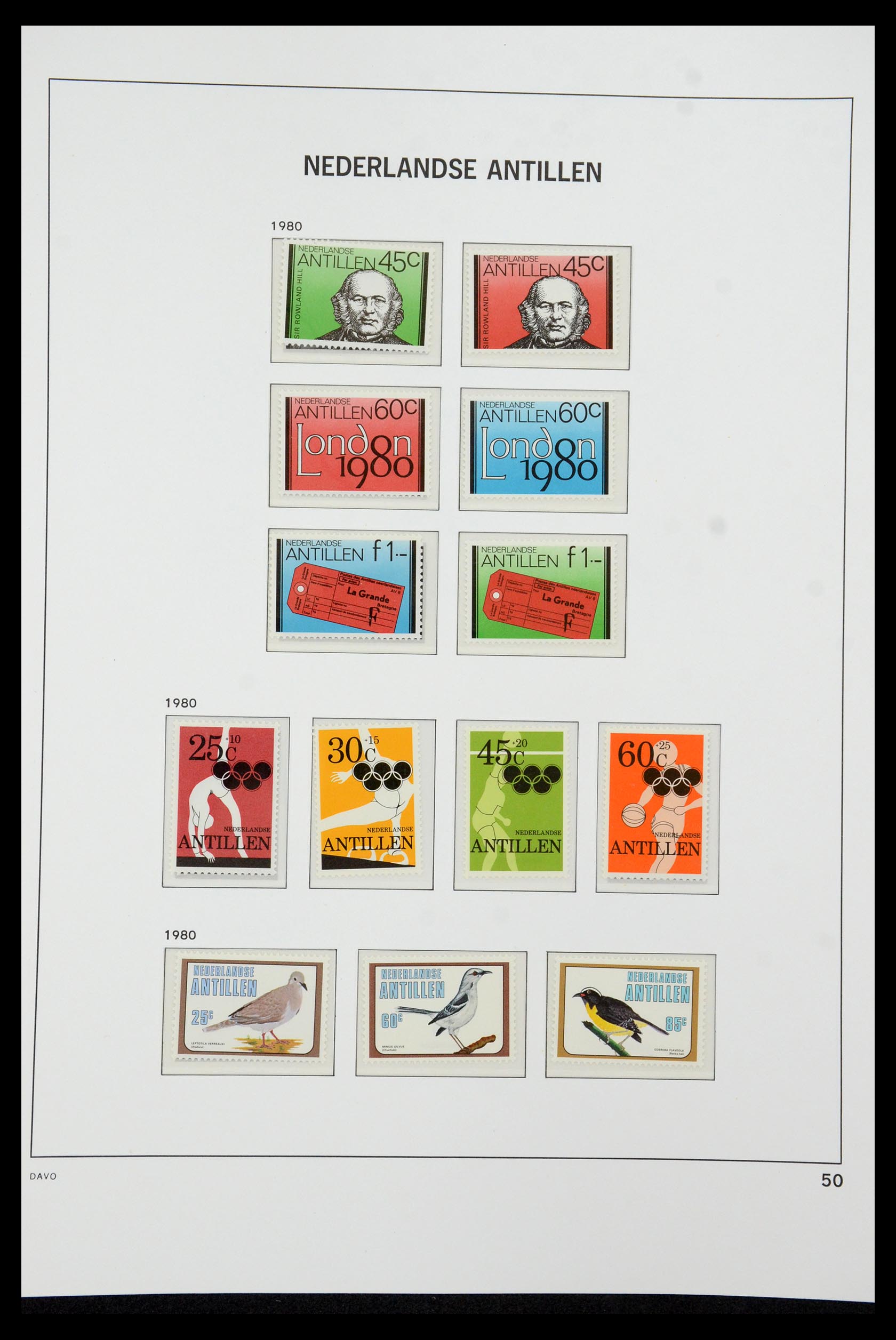 36393 043 - Postzegelverzameling 36393 Nederlandse Antillen 1949-2010.
