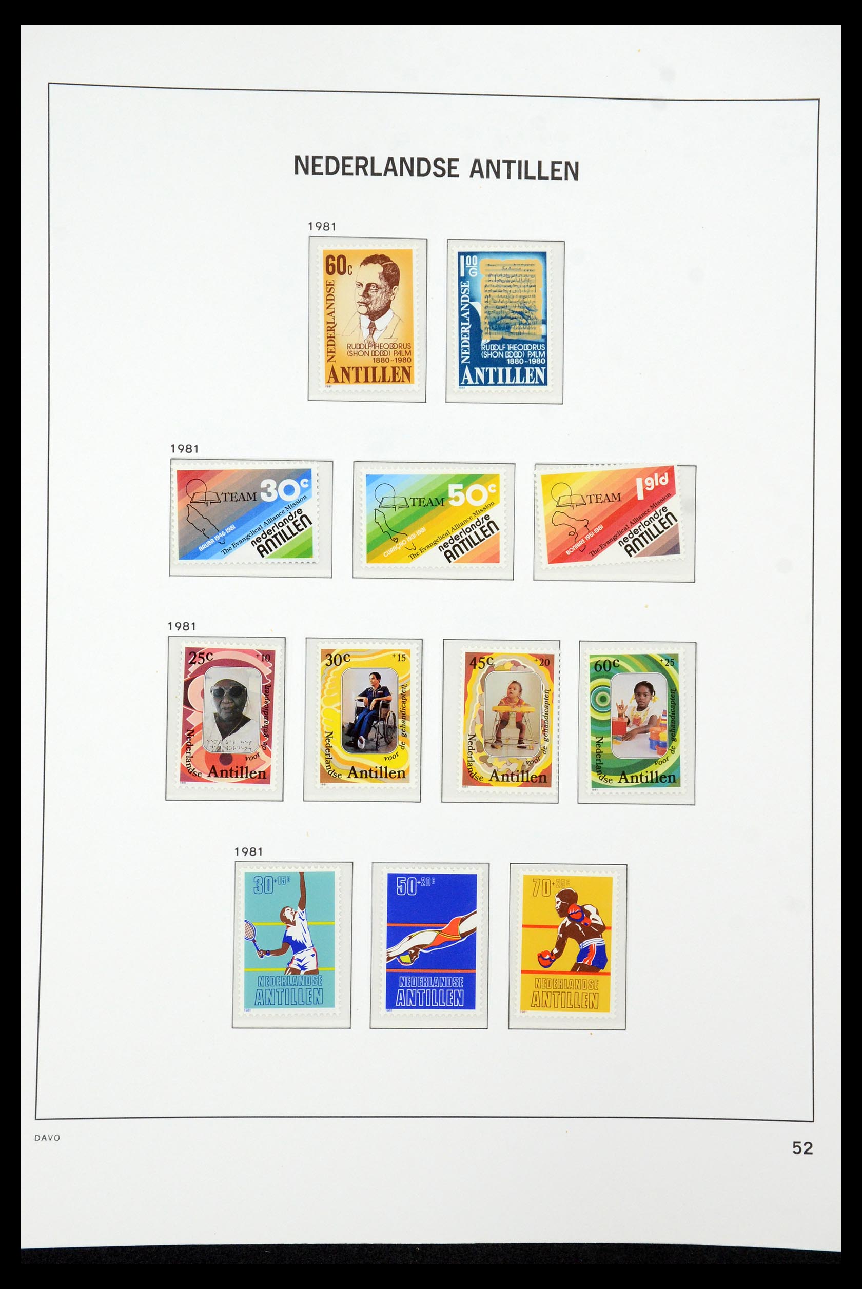 36393 047 - Postzegelverzameling 36393 Nederlandse Antillen 1949-2010.