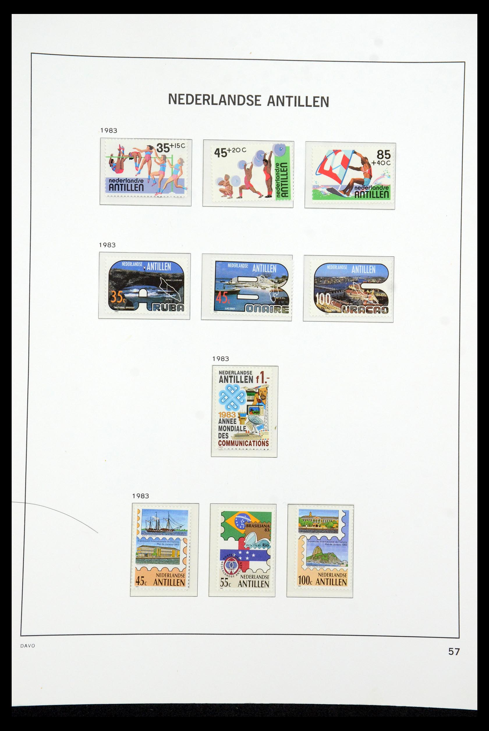 36393 056 - Stamp collection 36393 Netherlands Antilles 1949-2010.