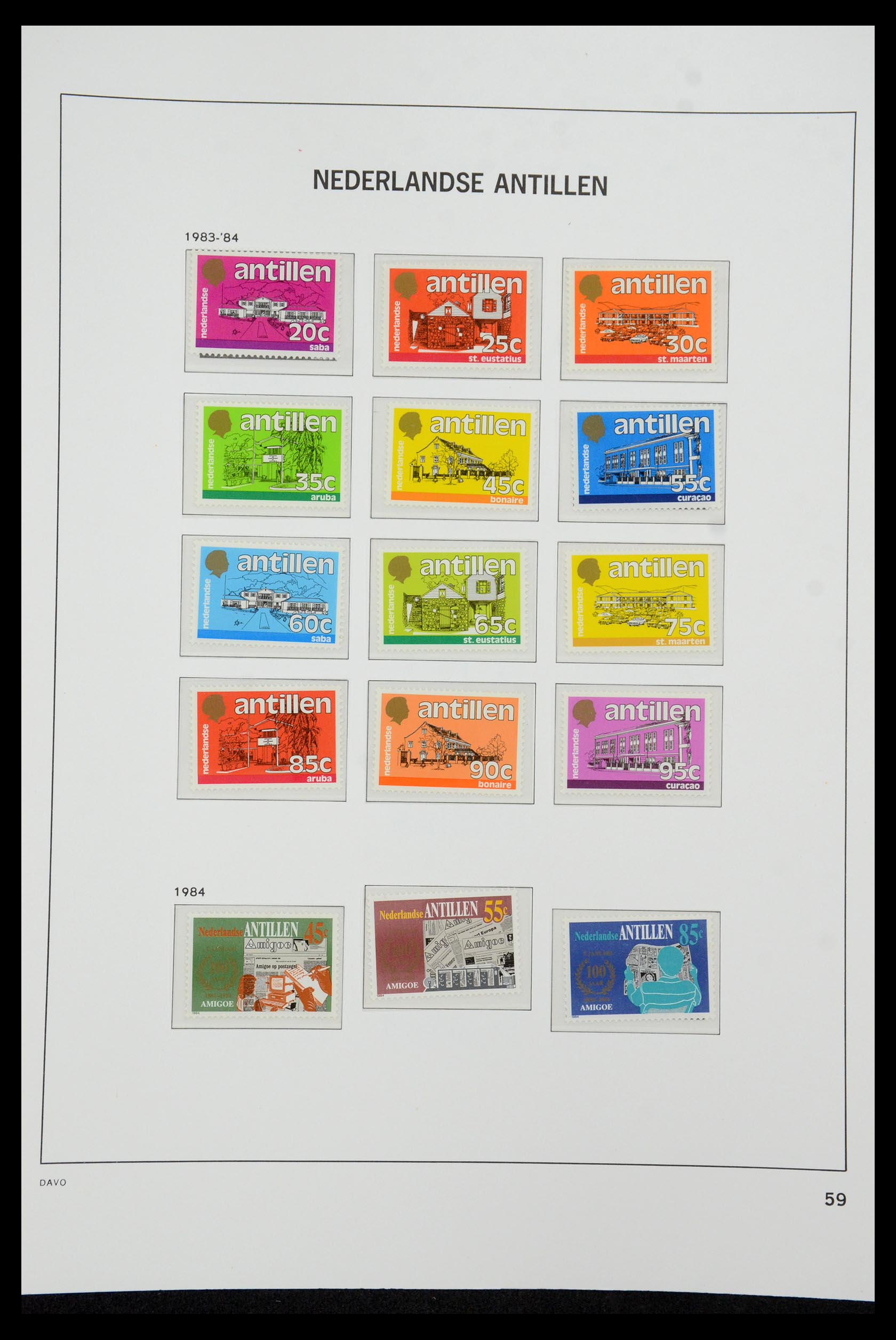 36393 060 - Postzegelverzameling 36393 Nederlandse Antillen 1949-2010.