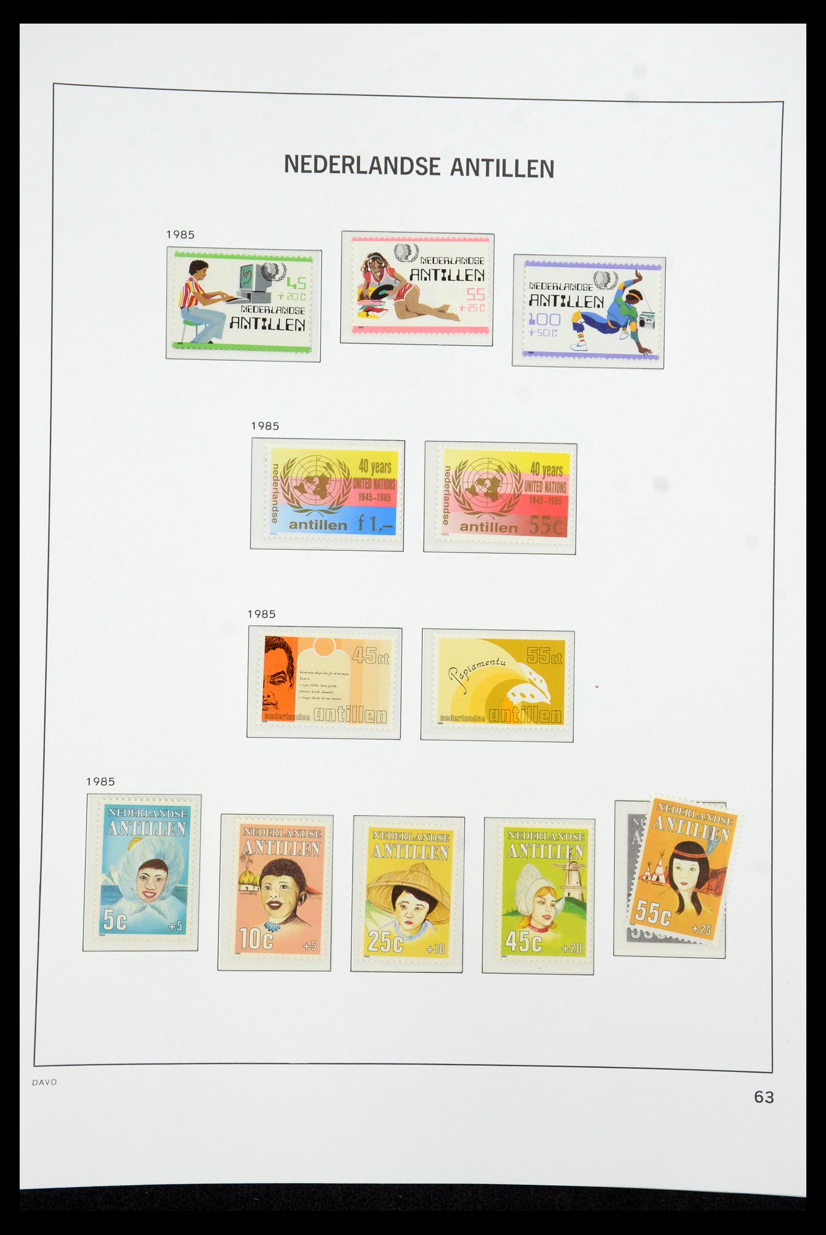 36393 065 - Postzegelverzameling 36393 Nederlandse Antillen 1949-2010.