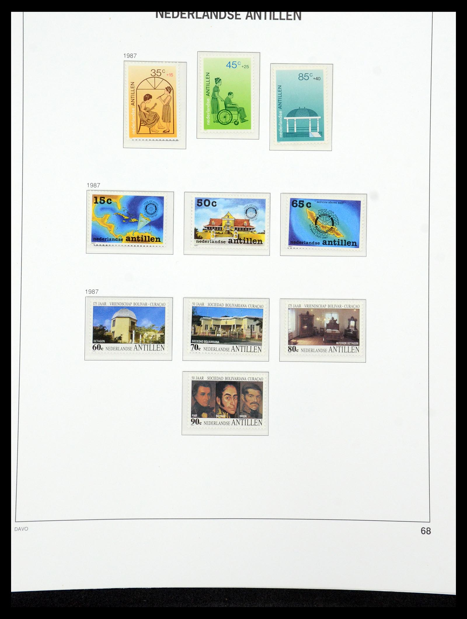 36393 072 - Postzegelverzameling 36393 Nederlandse Antillen 1949-2010.